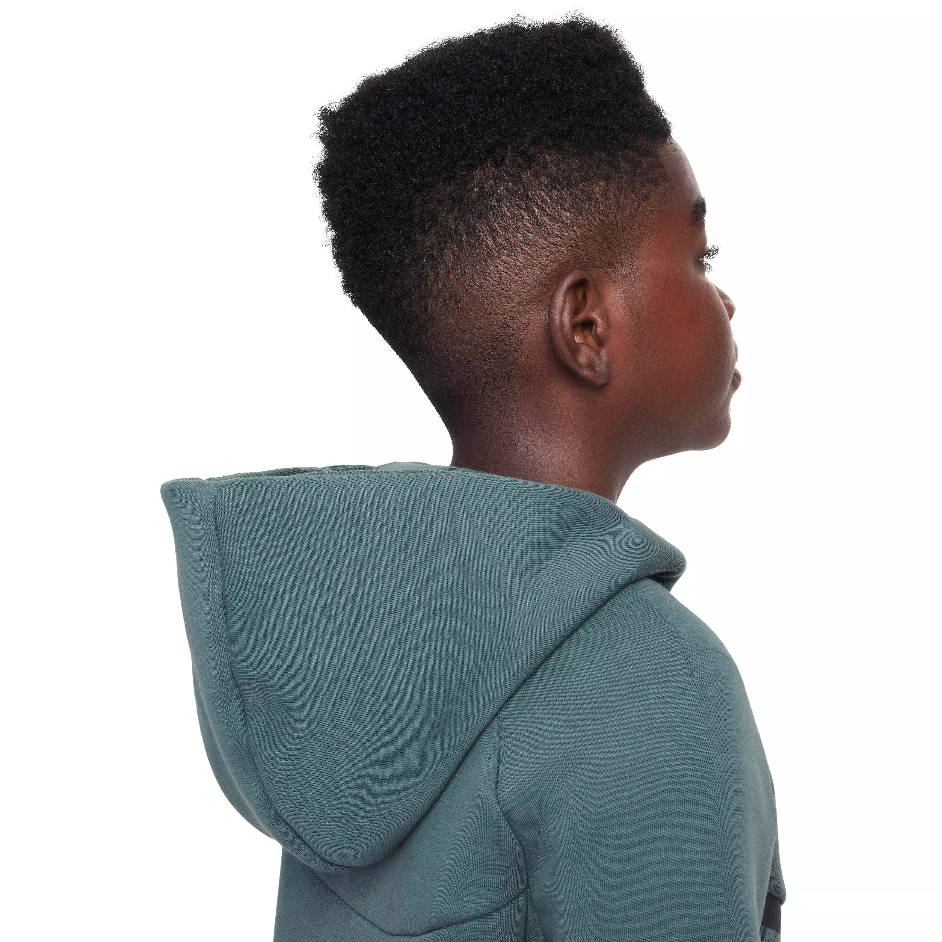 Nike Big Kids' Sportswear Tech Fleece Full-Zip Jacket - GREEN