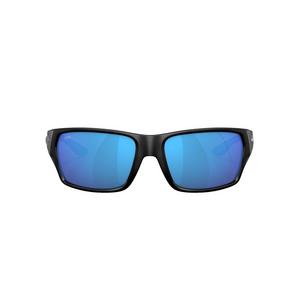 Costa Del Mar Tailfin S Blue Mirror Polarized Sunglasses - Matte Black