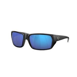 Costa Del Mar Tailfin S Blue Mirror Polarized Sunglasses - Matte Black