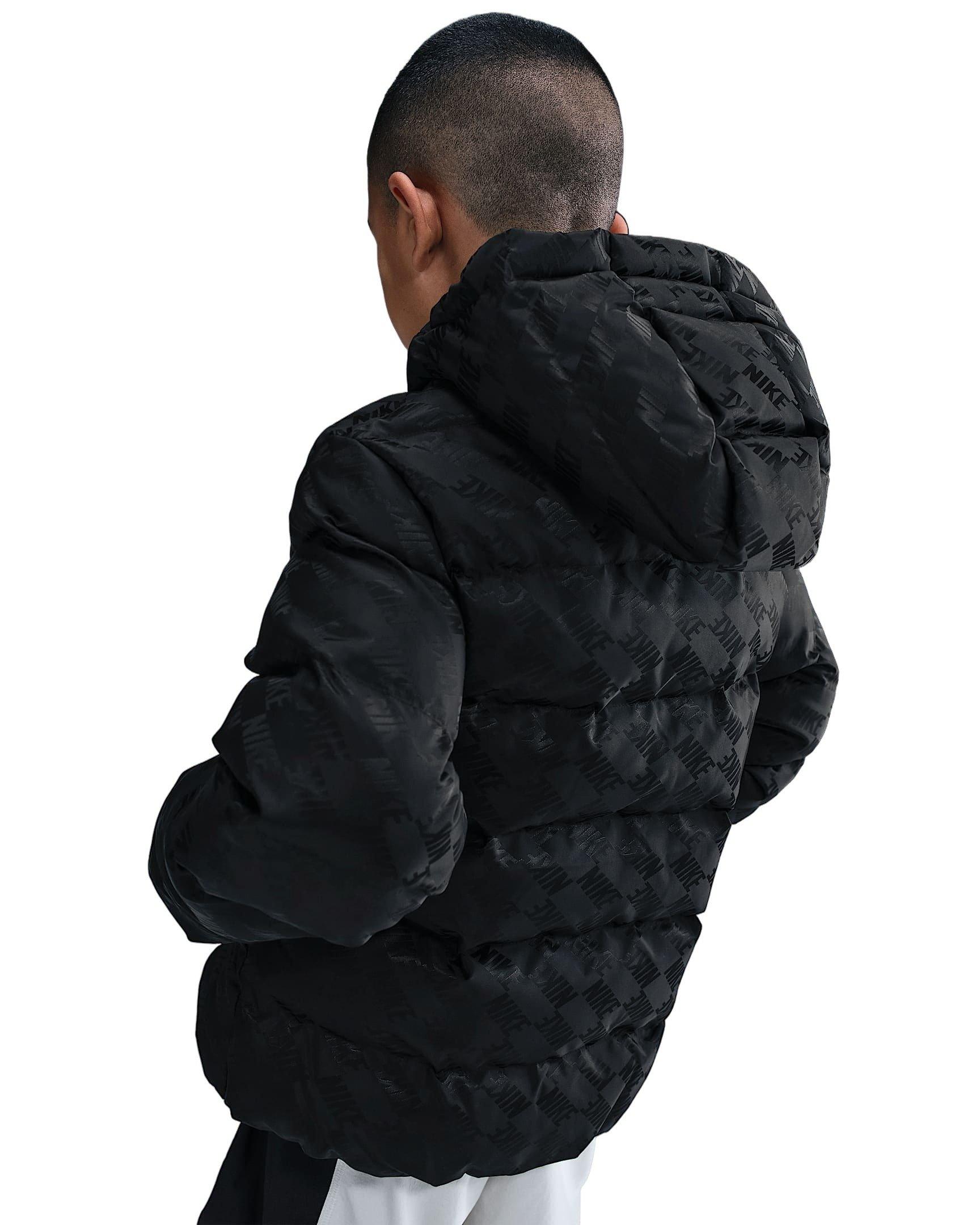 Nike Sportswear All Day Play Loose-Fit Therma-FIT Big Kids' Black Puffer Jacket