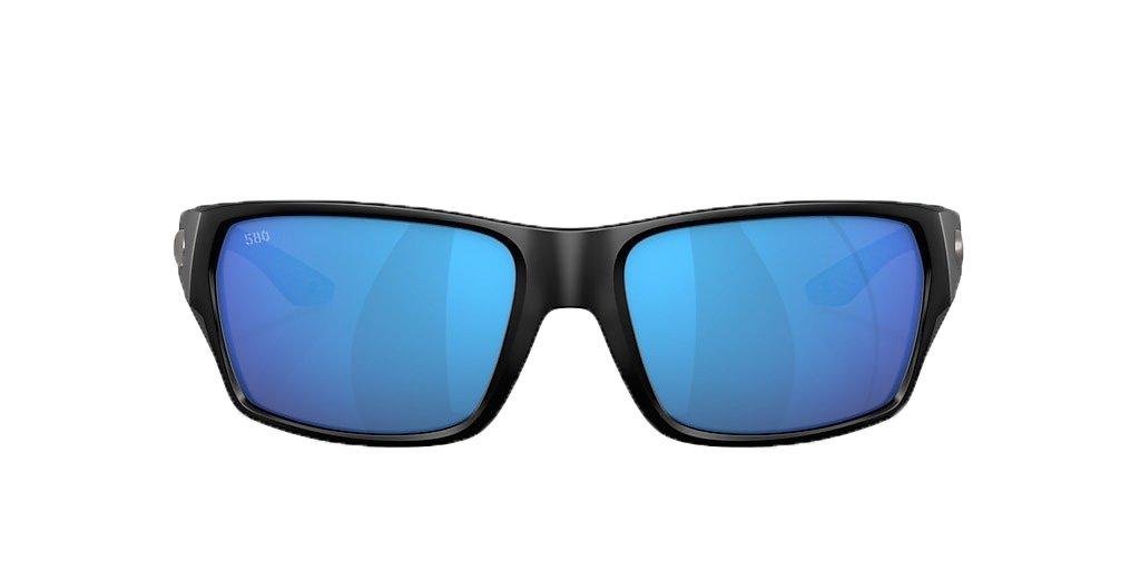 Costa Del Mar Tailfin M Blue Mirror Polarized Sunglasses - Matte Black - BLACK Thumbnail View 2