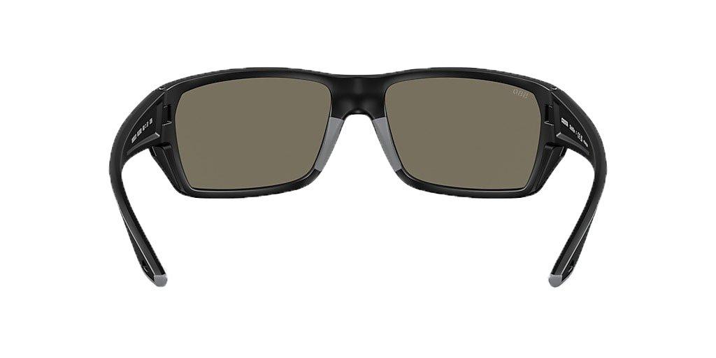 Costa Del Mar Tailfin M Blue Mirror Polarized Sunglasses - Matte Black - BLACK Thumbnail View 3