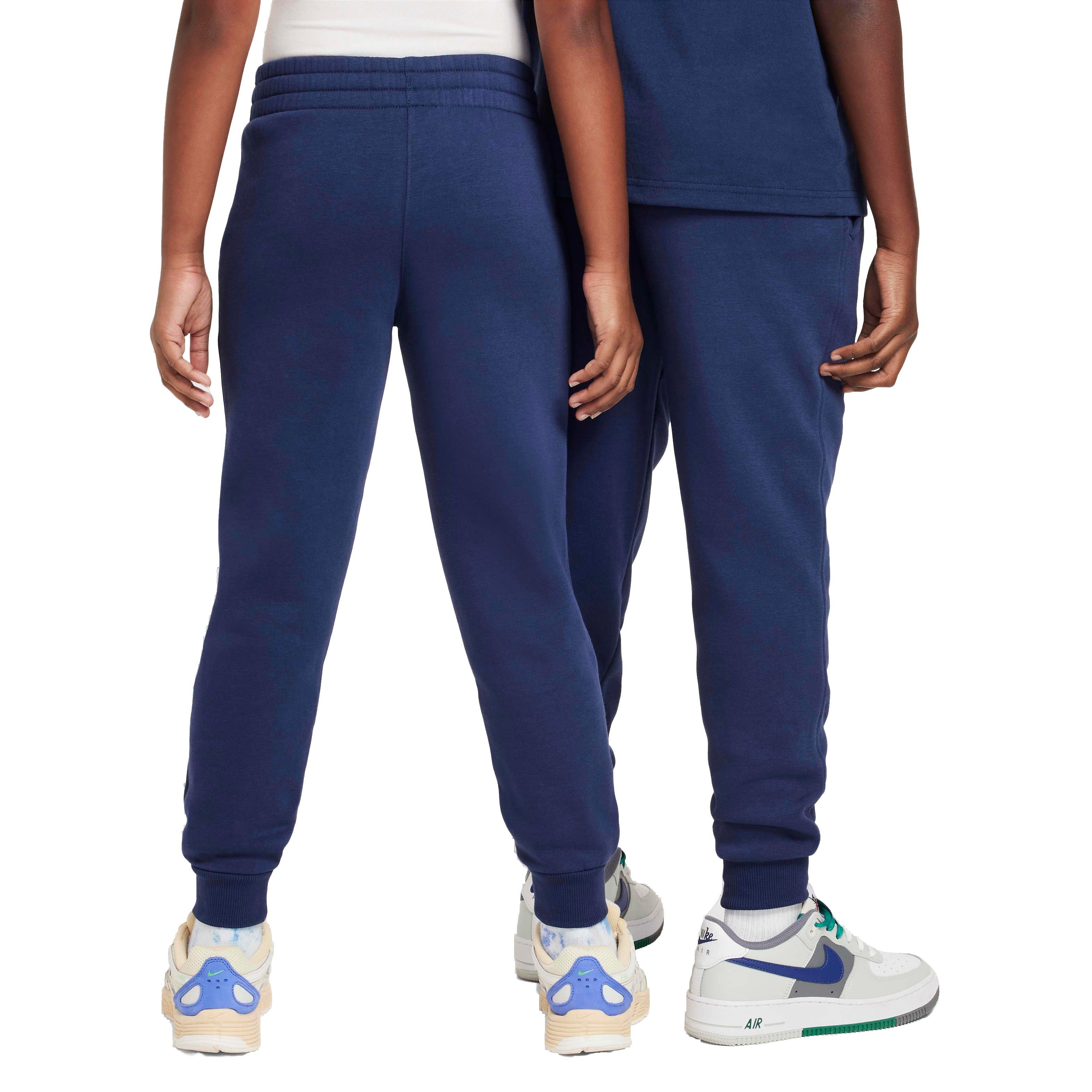 Nike Big Kids' Sportswear Club Fleece HBR Joggers - NAVY Thumbnail View 2