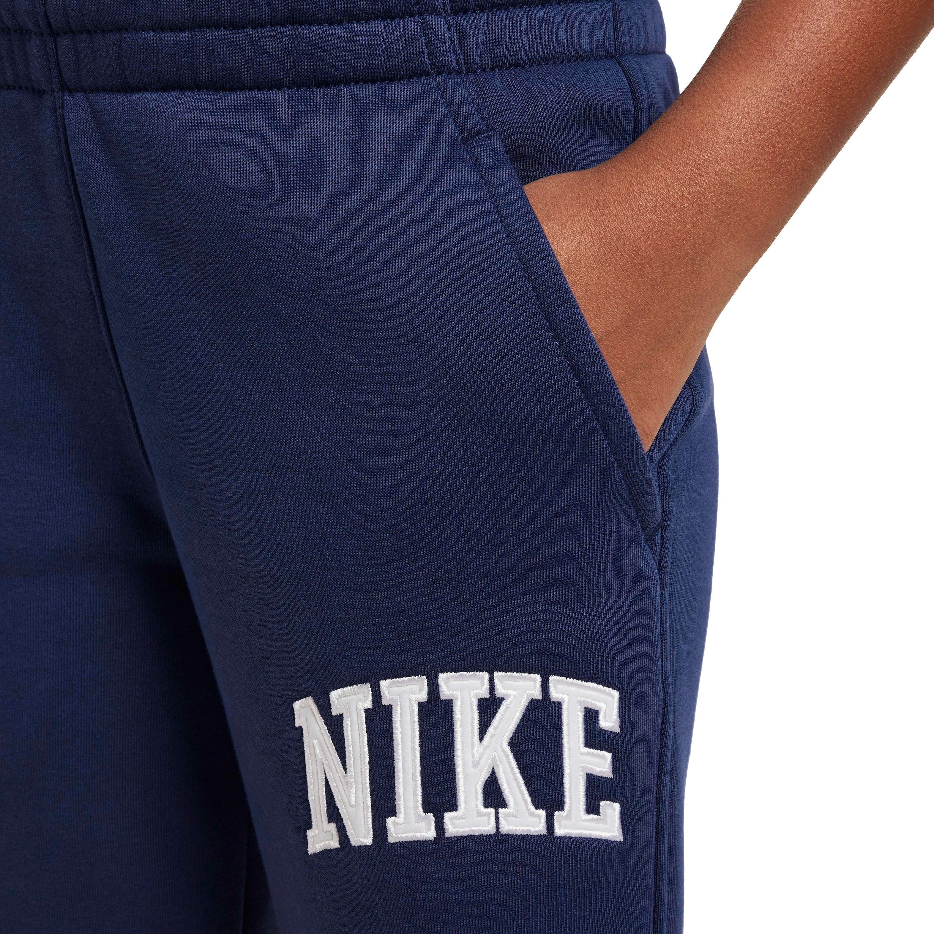 Nike Big Kids' Sportswear Club Fleece HBR Joggers - NAVY Thumbnail View 4