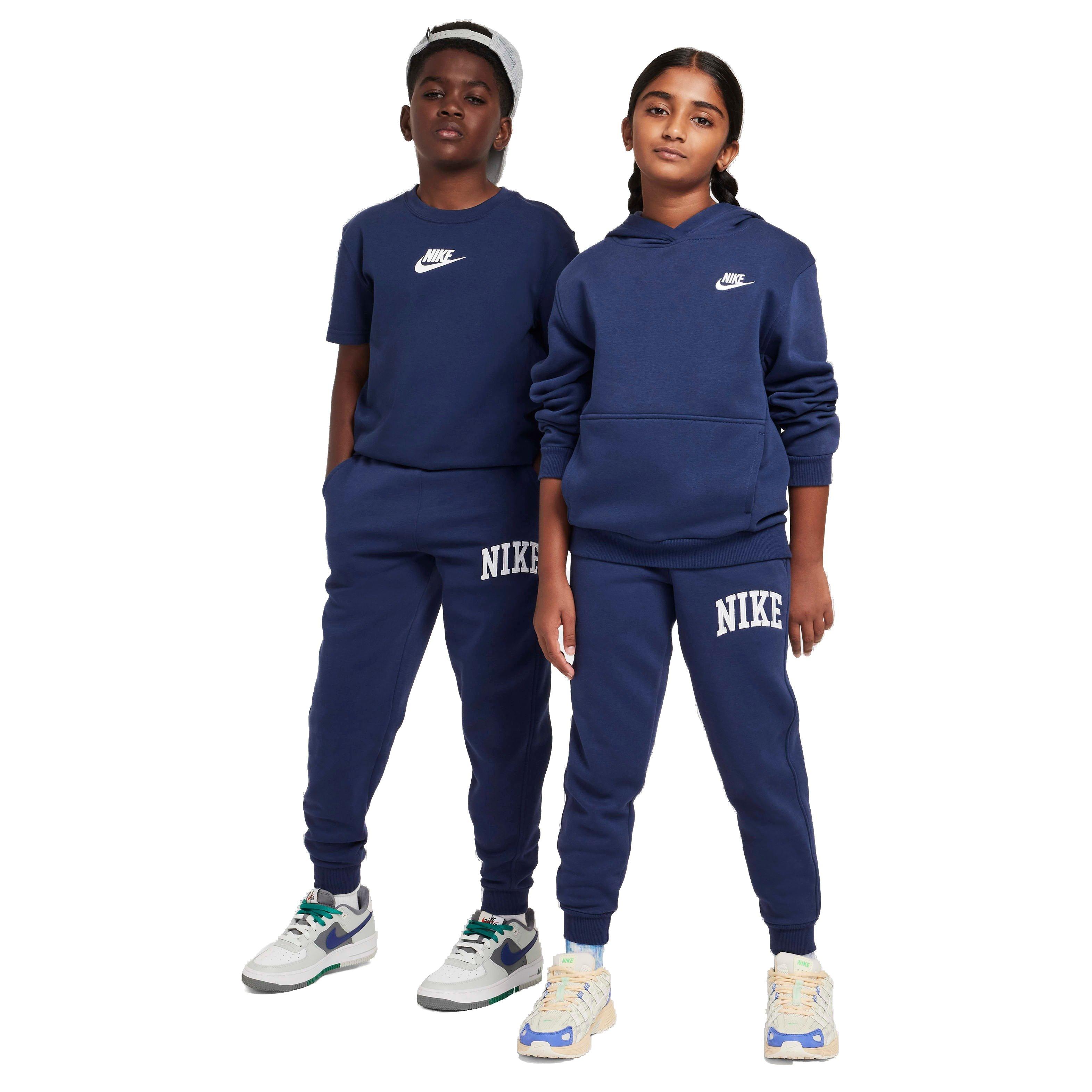 Nike Big Kids' Sportswear Club Fleece HBR Joggers - NAVY Thumbnail View 6