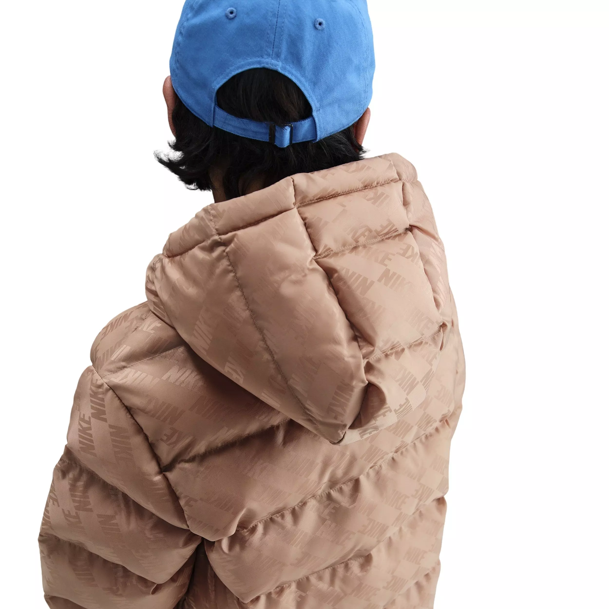 Nike Big Kids' Sportswear All Day Play Loose-Fit Therma-FIT Puffer Jacket - Brown - BROWN