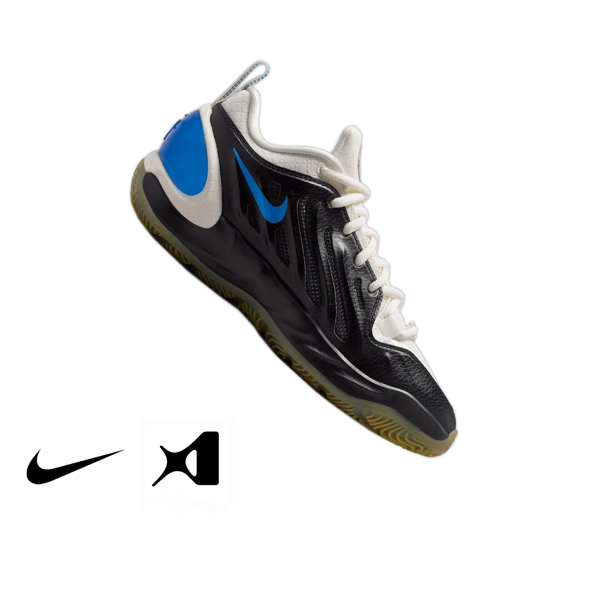 Nike A'Two "Standing Ovation" Grade School Kids' Basketball Shoe - BLACK Thumbnail View 1