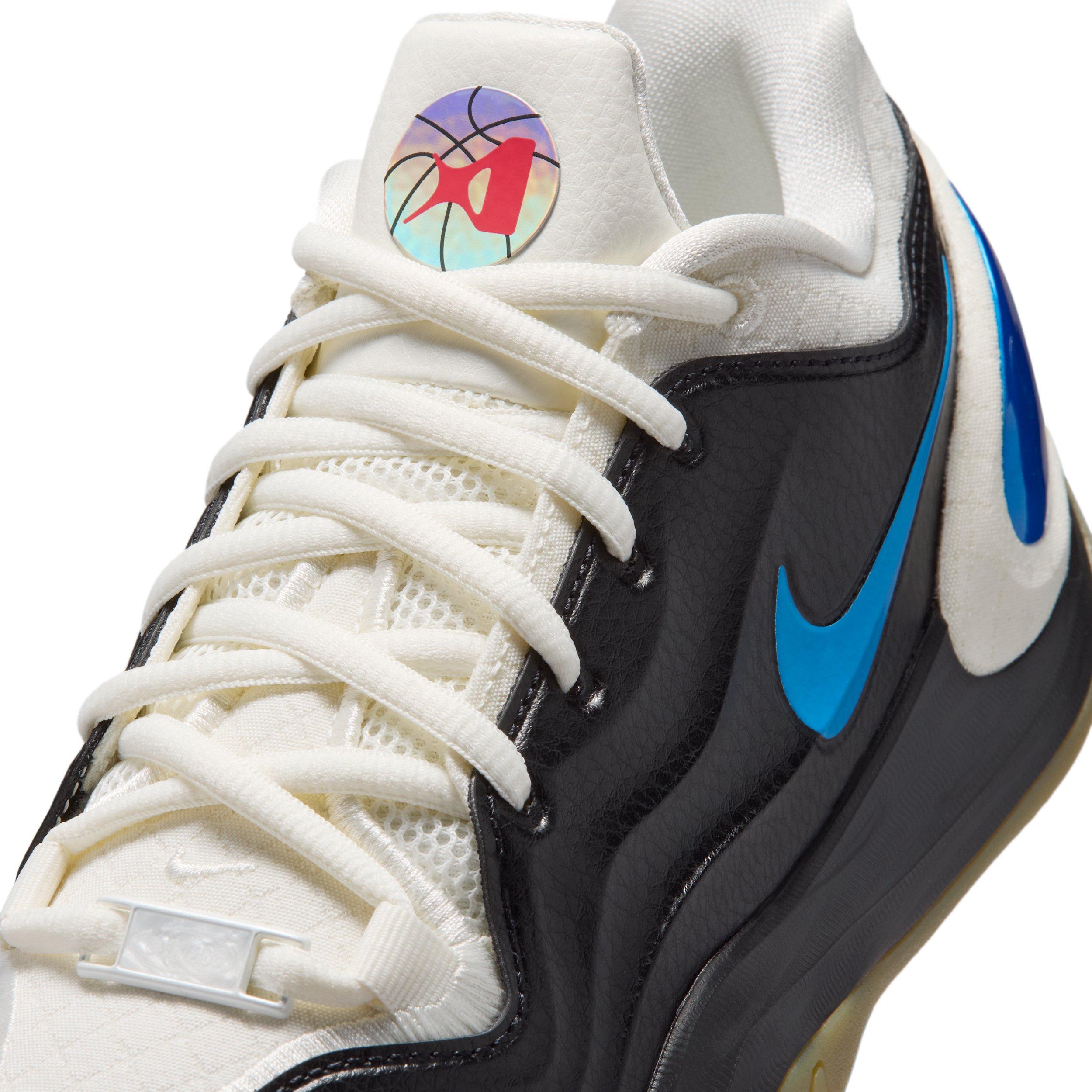 Nike A'Two "Standing Ovation" Grade School Kids' Basketball Shoe - BLACK Thumbnail View 4