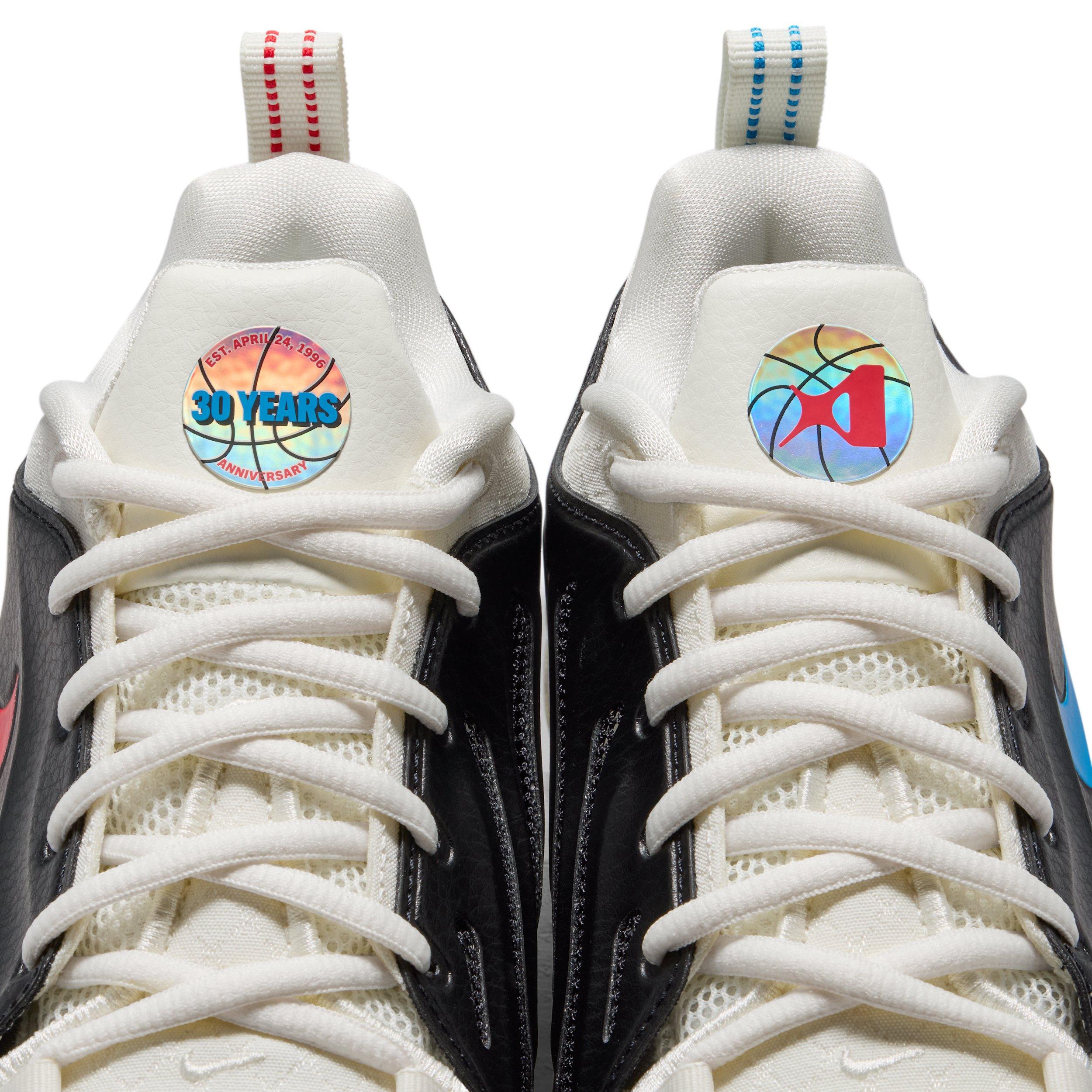 Nike A'Two "WNBA 30th" Grade School Kids' Basketball Shoe - BLACK Thumbnail View 6