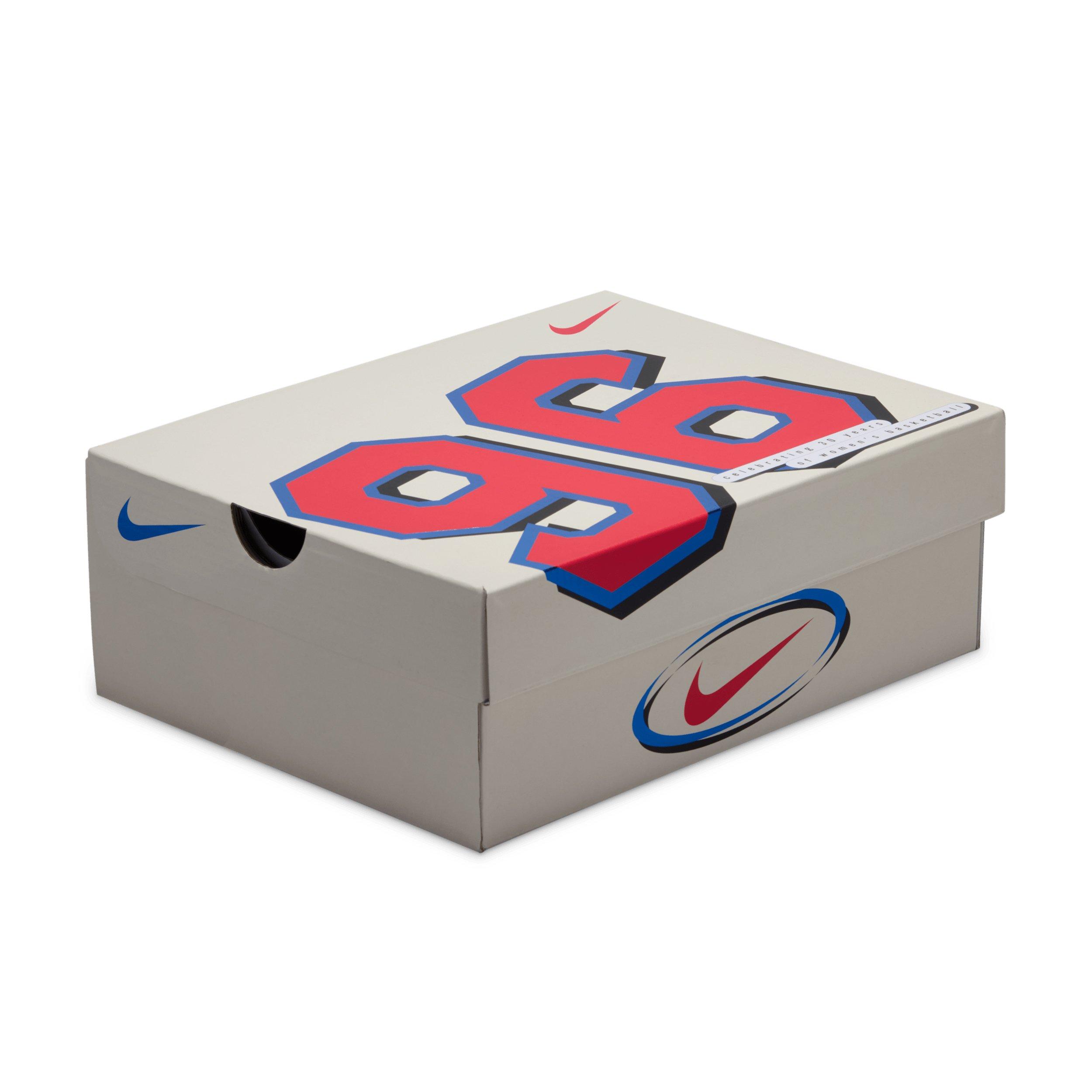Nike A'Two "WNBA 30th" Grade School Kids' Basketball Shoe - BLACK Thumbnail View 9