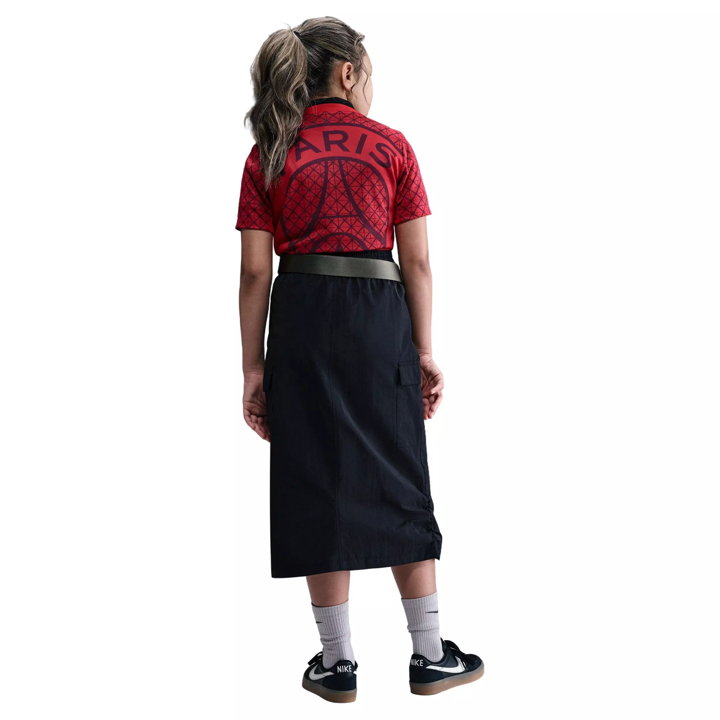 Nike Big Girls' Sportswear Cargo Skirt - Black - BLACK