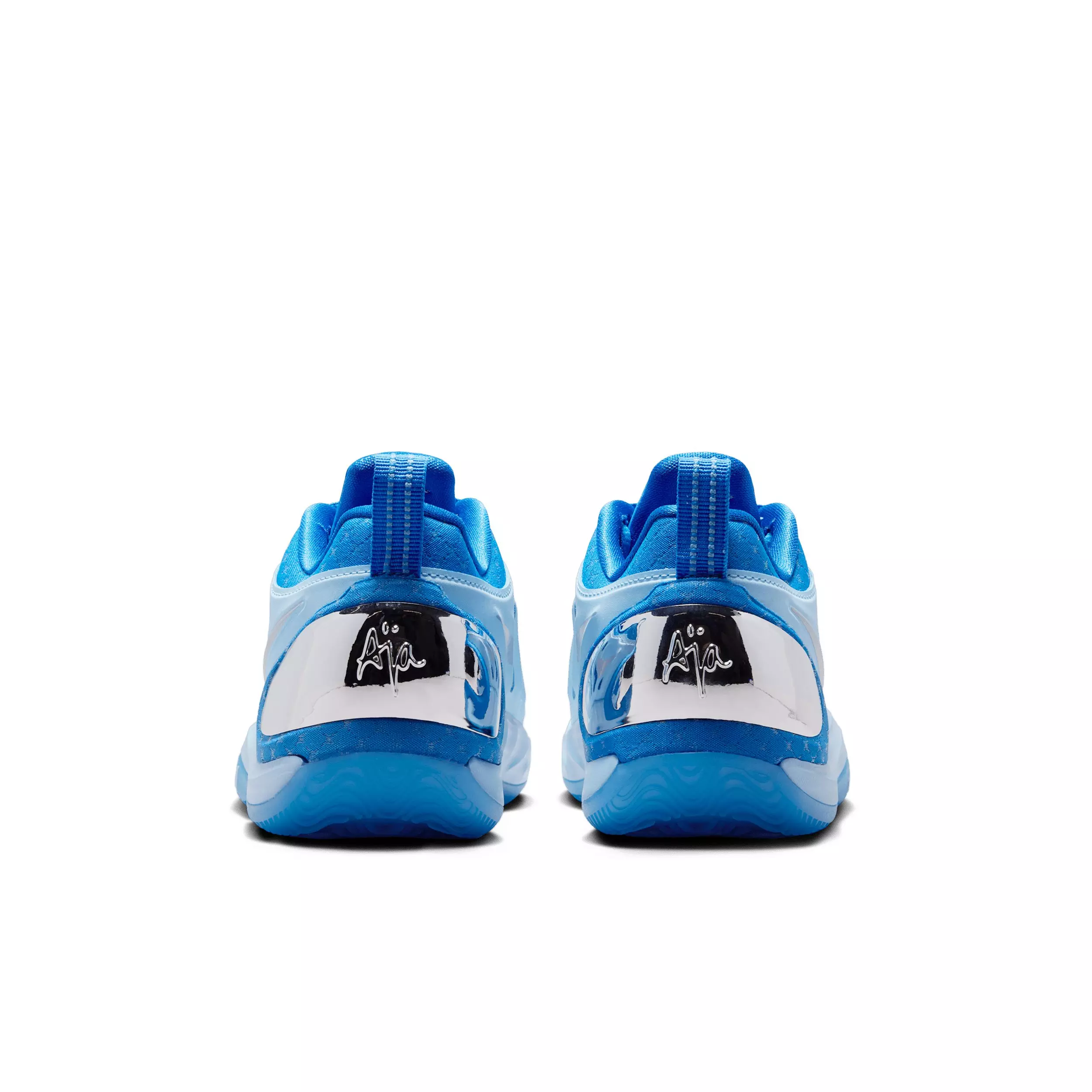 Nike A'Two "Crystal Blue" Grade School Kids' Basketball Shoe - BLUE