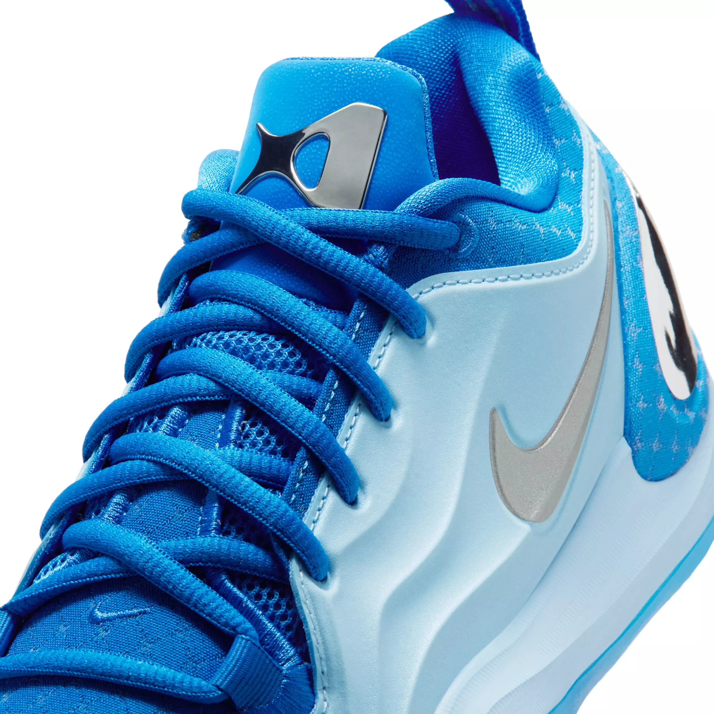 Nike A'Two "Crystal Blue" Grade School Kids' Basketball Shoe - BLUE