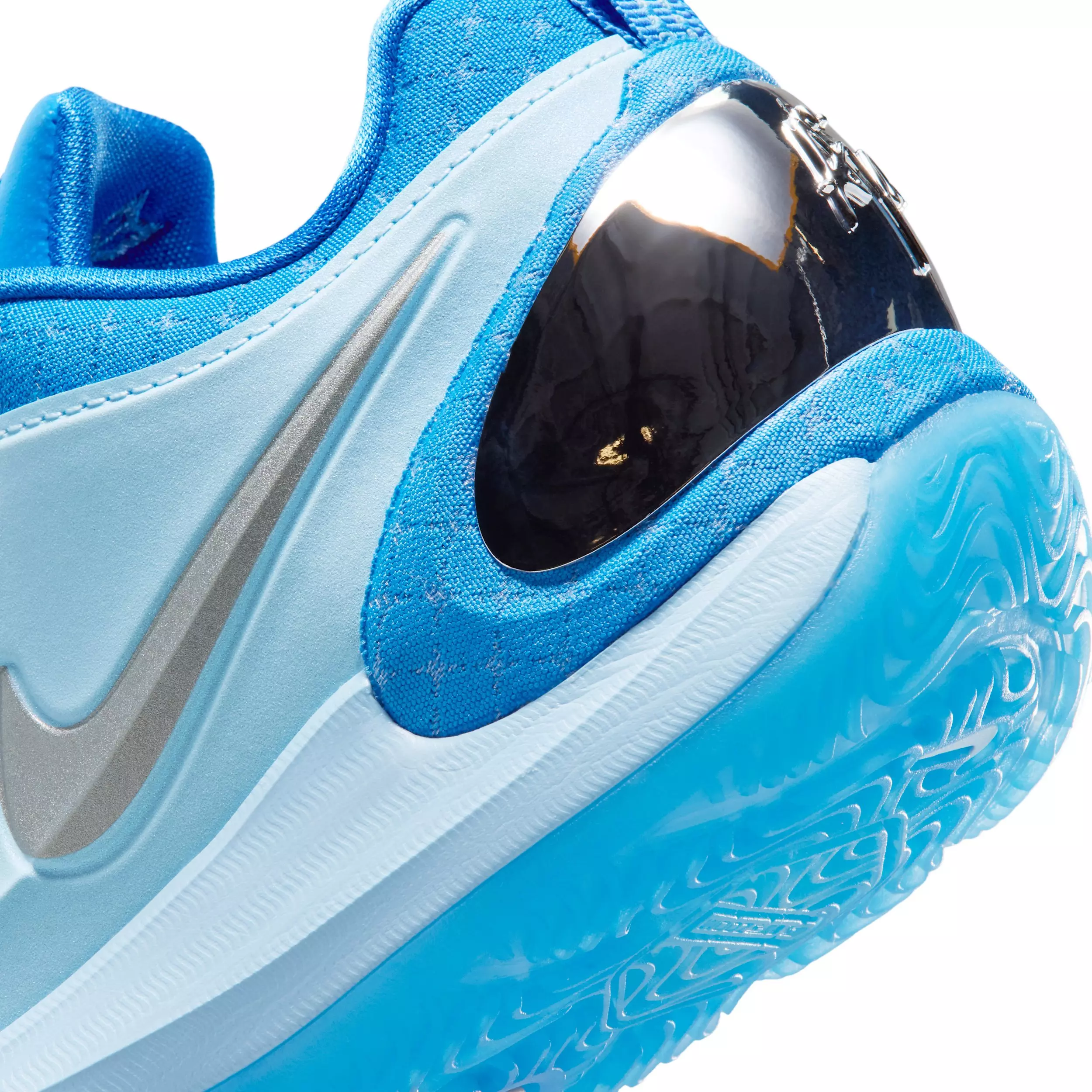 Nike A'Two "Crystal Blue" Grade School Kids' Basketball Shoe - BLUE