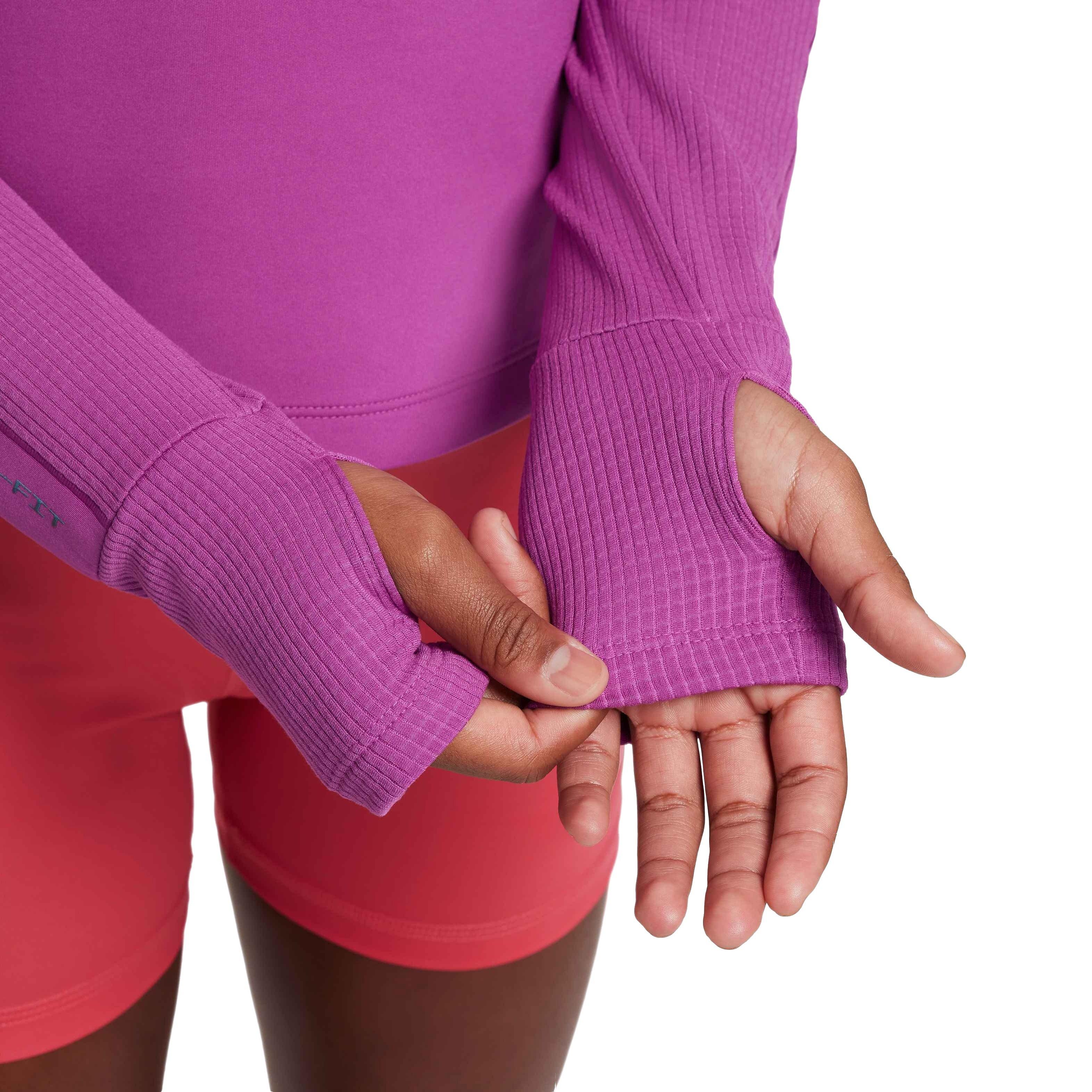 Nike Pro Therma-FIT 1/2-Zip Big Girls' Top