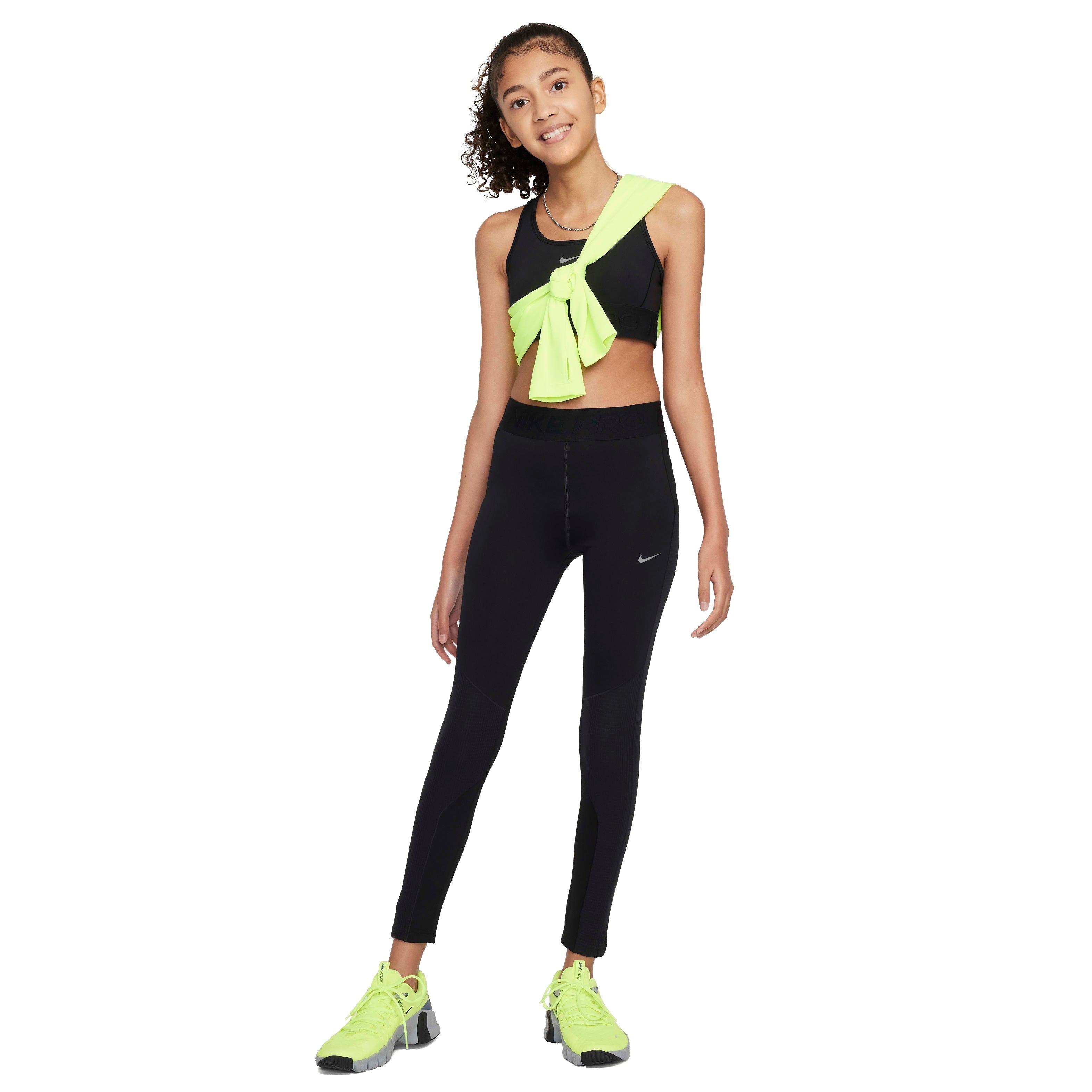 Nike Pro Therma-FIT Mid-Rise Big Girls' Leggings