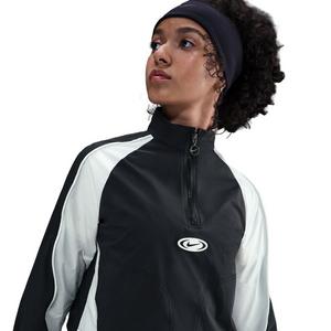 Nike Big Girls' Sportswear 1/4 Zip Track Jacket - Black