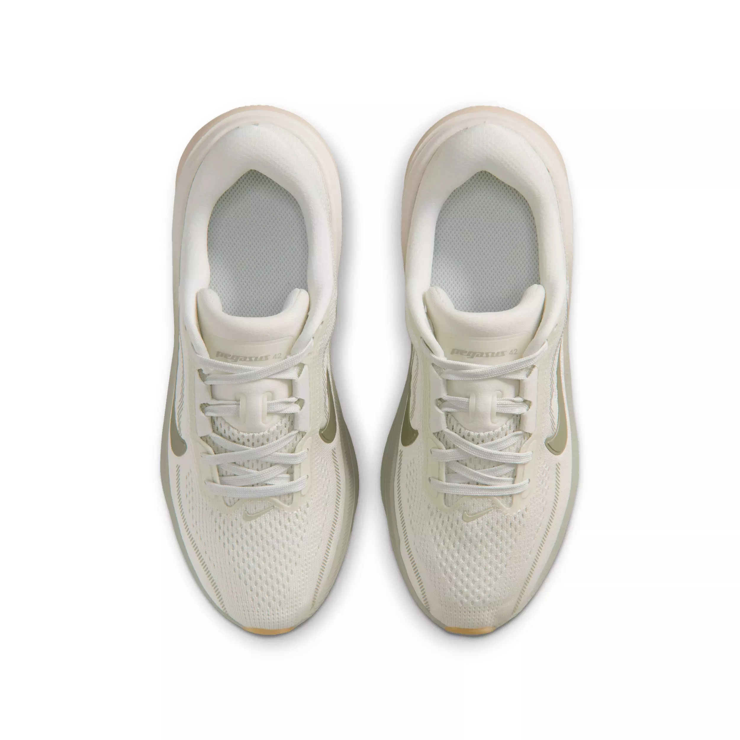 Nike Pegasus 42 "Spruce Aura/Pale Ivory/Light Brown/Jade Horizon" Grade School Boys' Running Shoe - SPRUCE/IVORY/LT BROWN/JADE