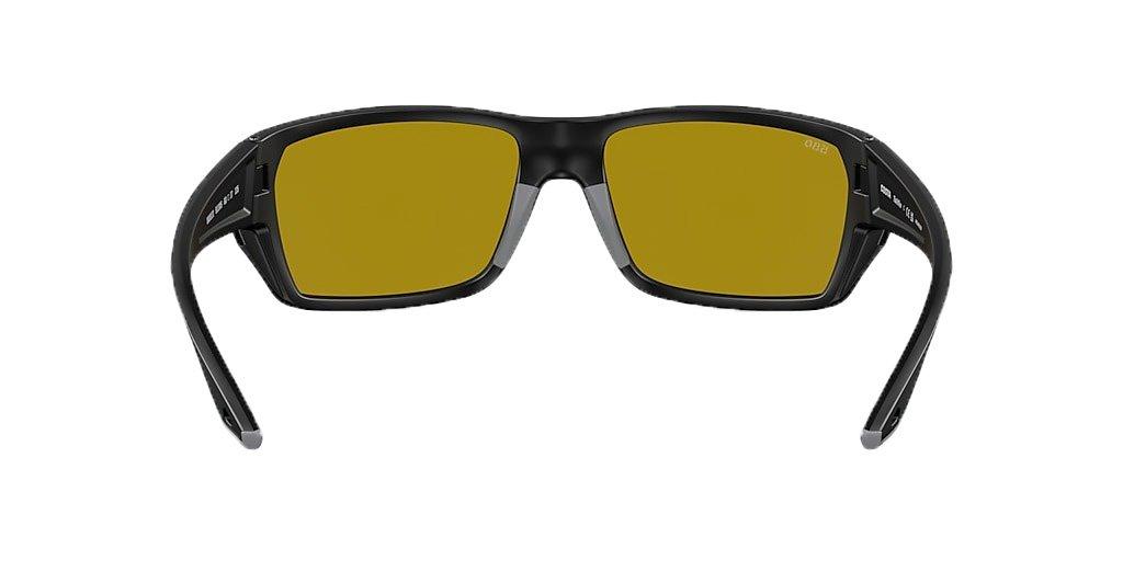 Costa Del Mar Tailfin M Sunrise Silver Mirror Polarized Sunglasses - Matte Black - BLACK Thumbnail View 3