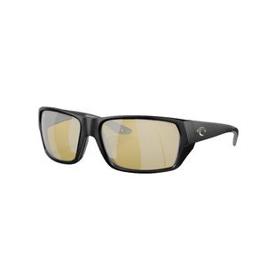 Costa Del Mar Tailfin M Sunrise Silver Mirror Polarized Sunglasses - Matte Black