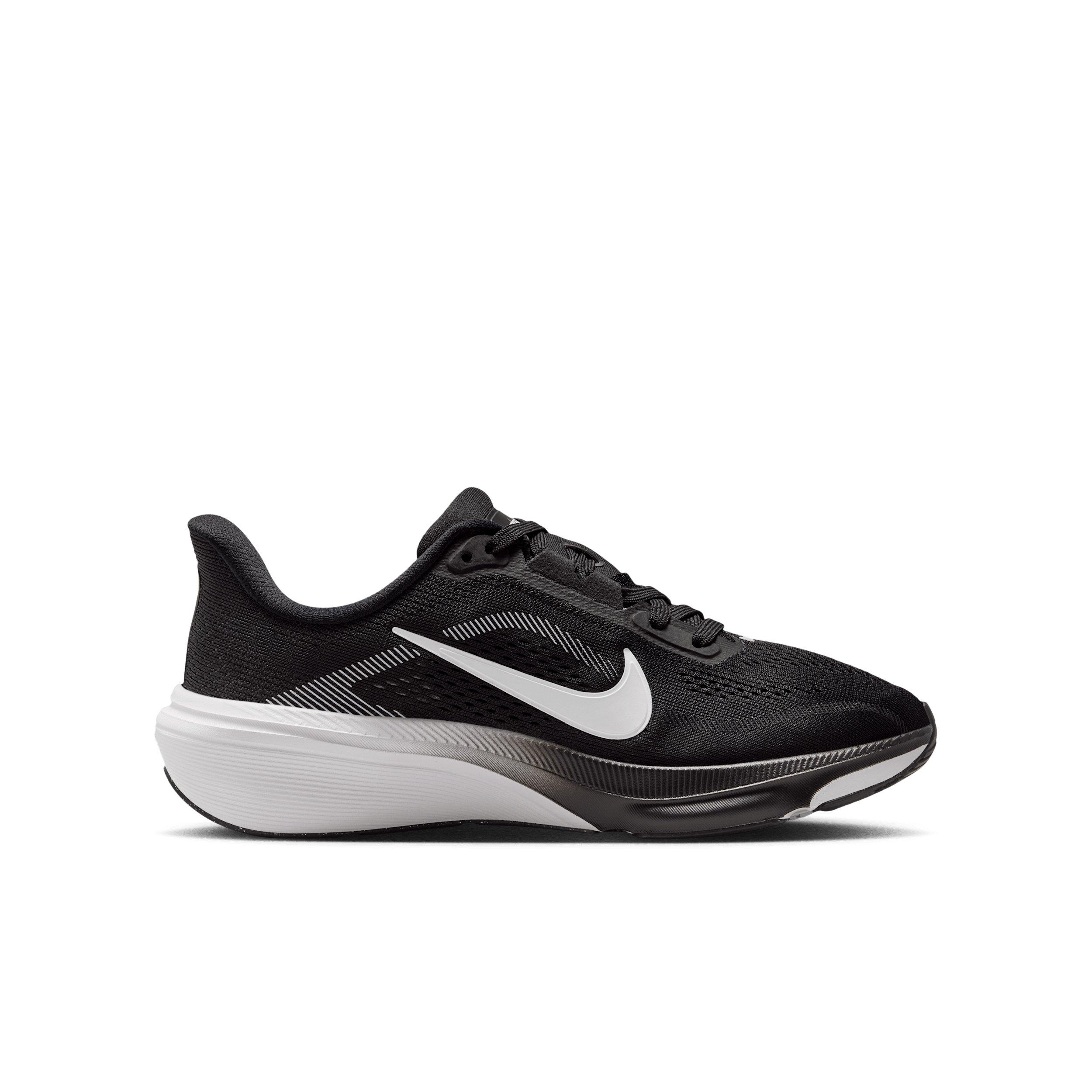 Nike Pegasus 42 "Black/Photon Dust/White" Grade School Boys' Running Shoe - BLACK/DUST/WHITE Thumbnail View 1