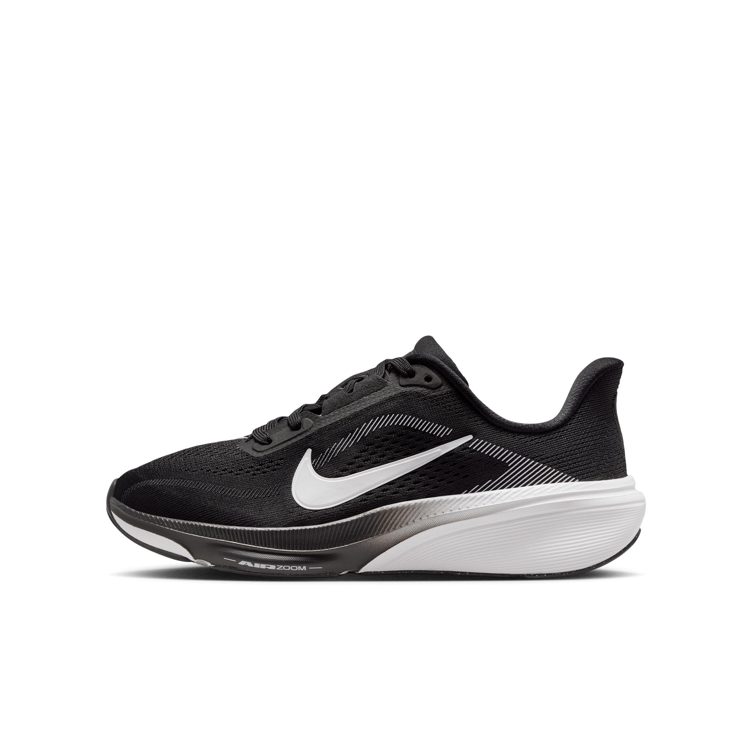 Nike Pegasus 42 "Black/Photon Dust/White" Grade School Boys' Running Shoe - BLACK/DUST/WHITE Thumbnail View 2