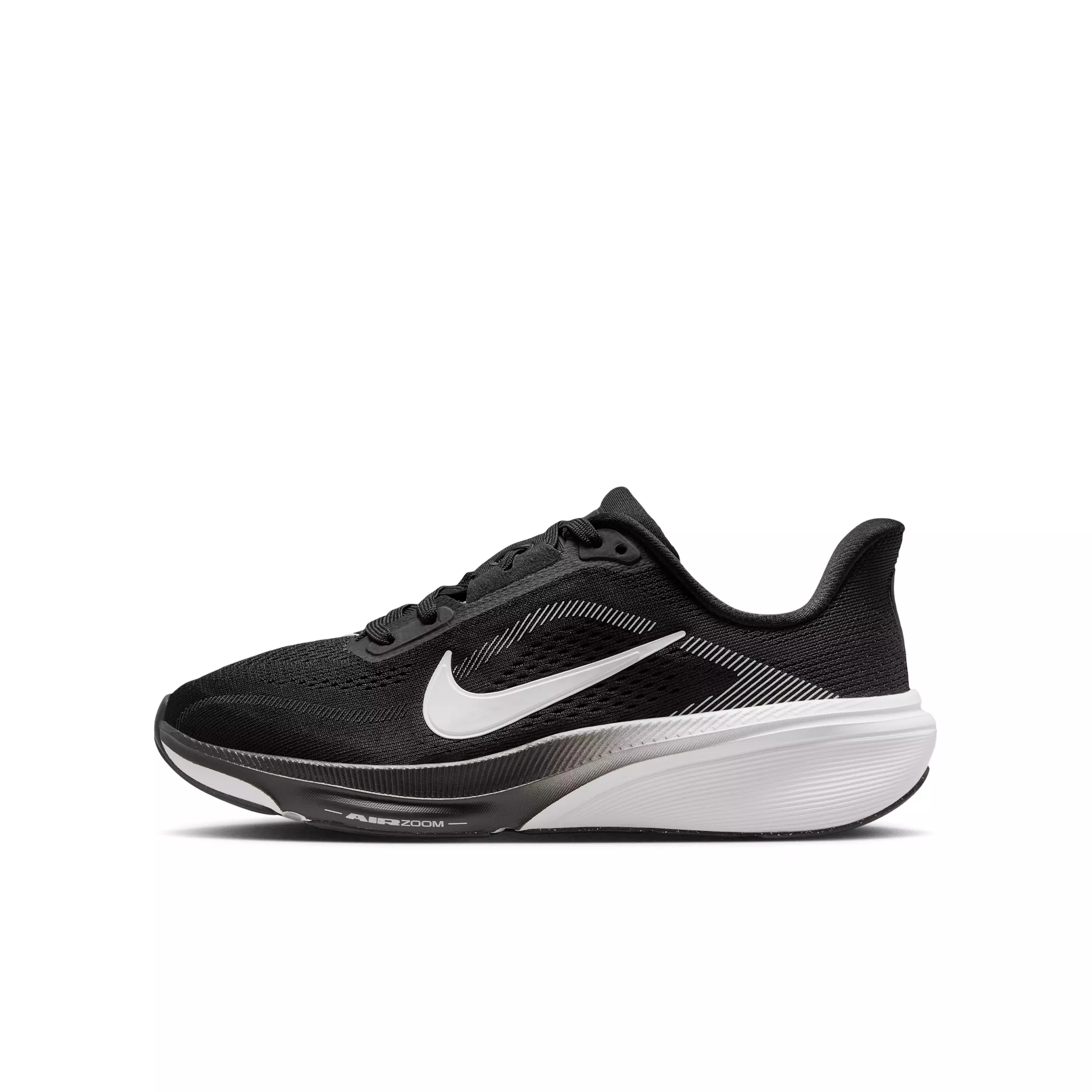 Nike Pegasus 42 "Black/Photon Dust/White" Grade School Boys' Running Shoe - BLACK/DUST/WHITE
