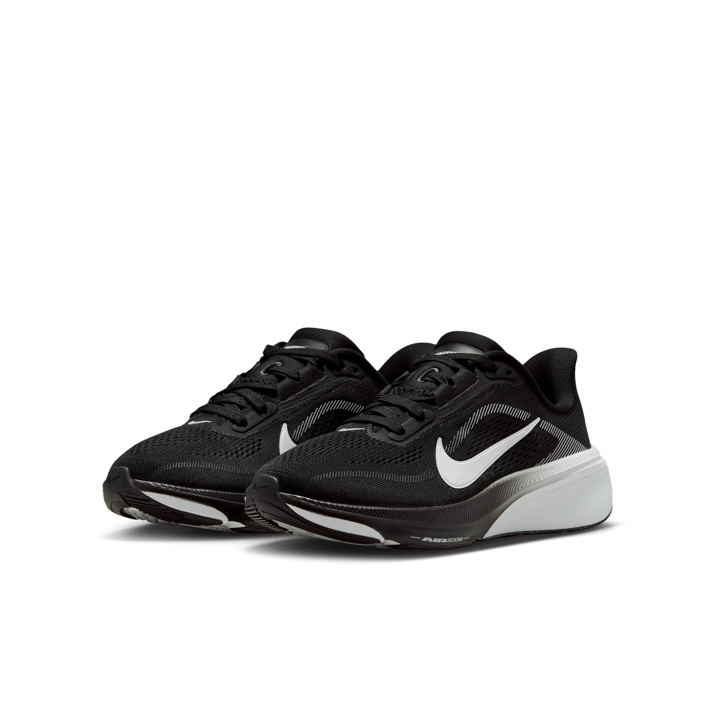 Nike Pegasus 42 "Black/Photon Dust/White" Grade School Boys' Running Shoe - BLACK/DUST/WHITE Thumbnail View 3