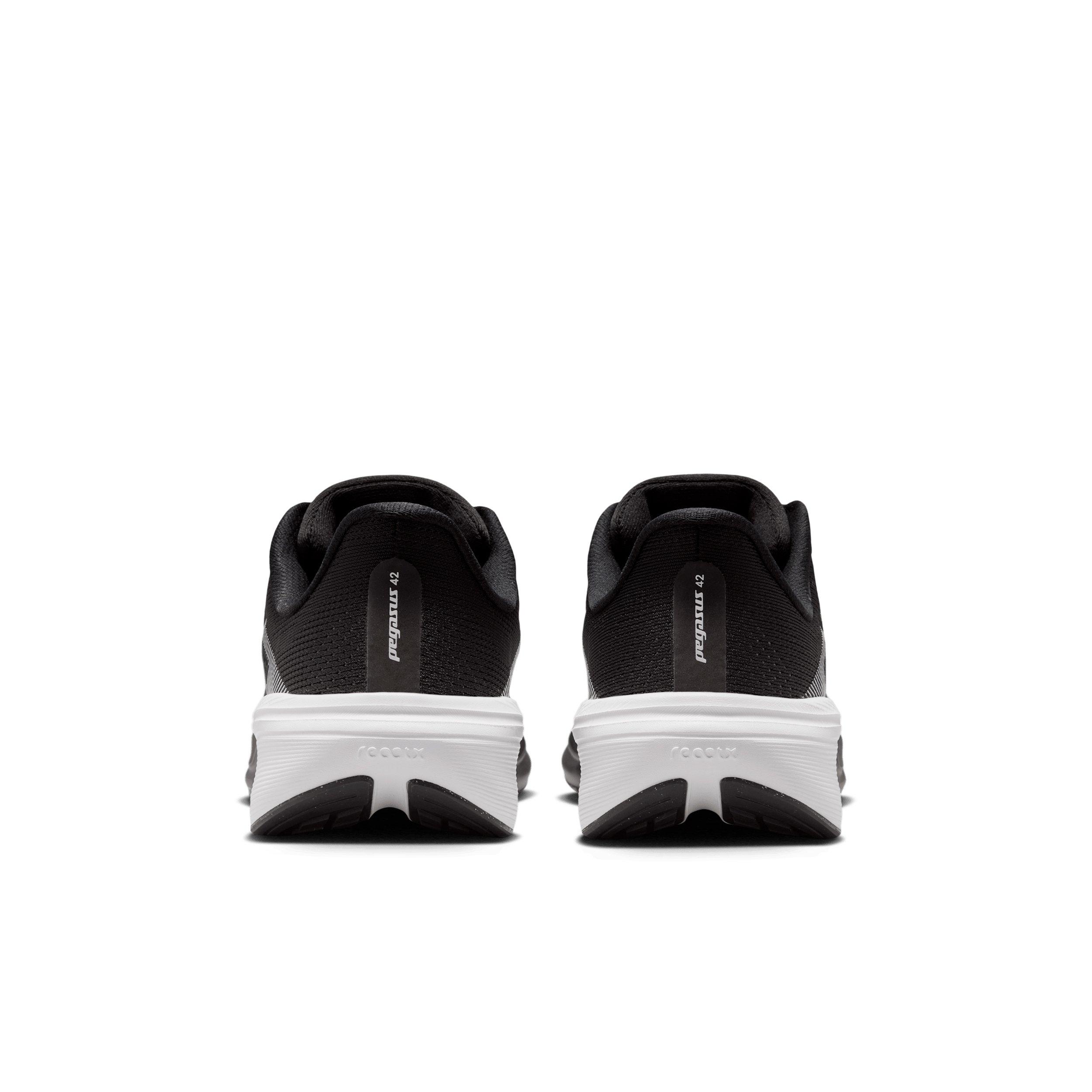 Nike Pegasus 42 "Black/Photon Dust/White" Grade School Boys' Running Shoe - BLACK/DUST/WHITE Thumbnail View 5