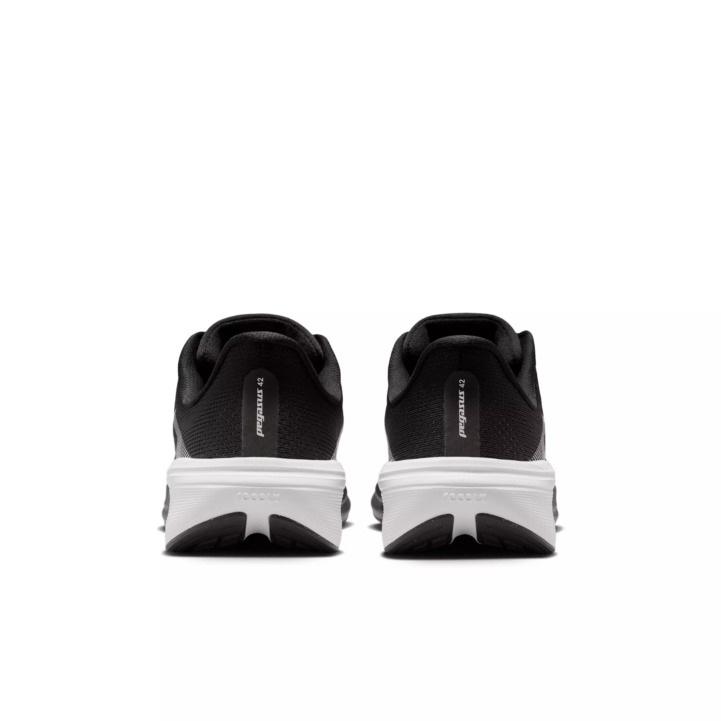 Nike Pegasus 42 "Black/Photon Dust/White" Grade School Boys' Running Shoe - BLACK/DUST/WHITE