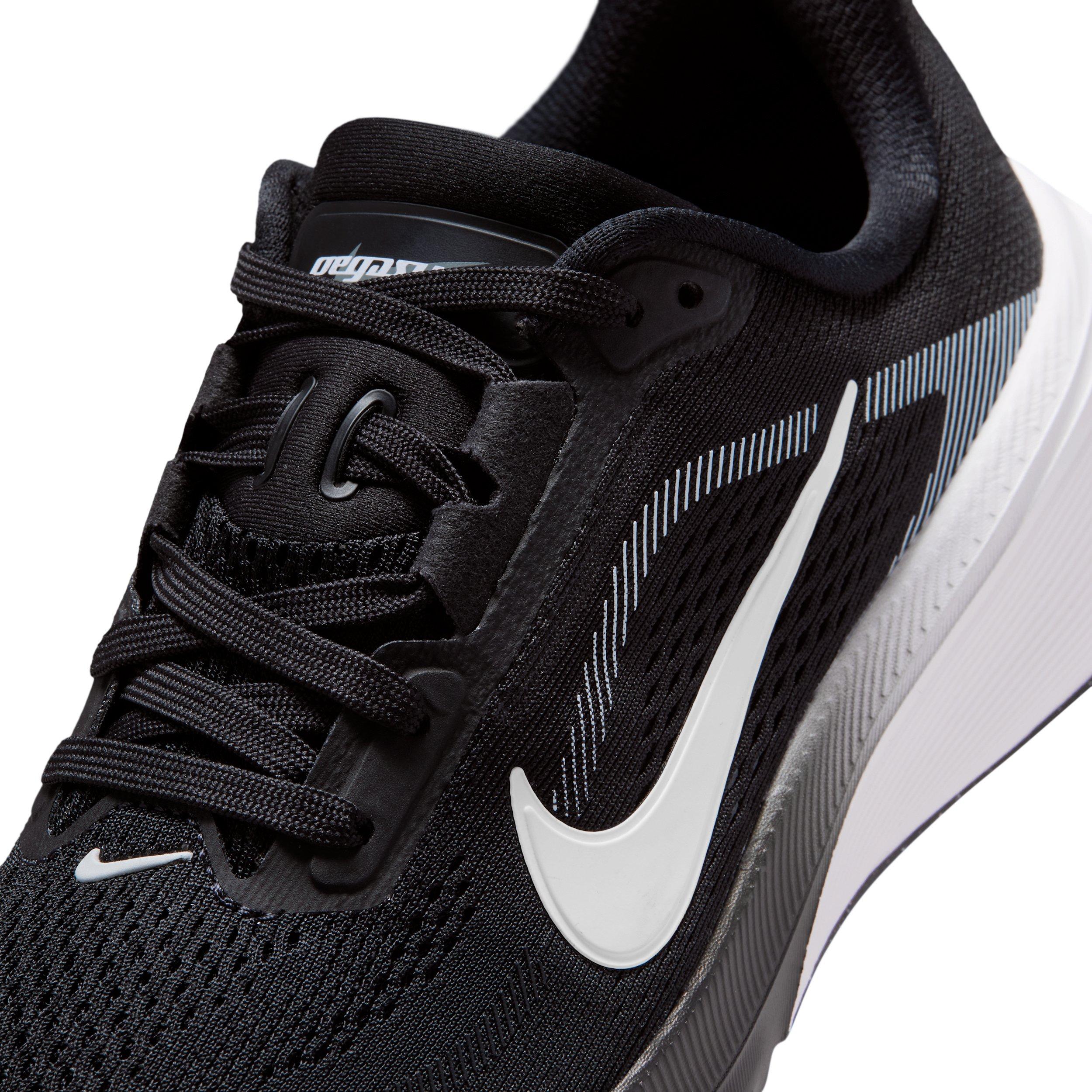 Nike Pegasus 42 "Black/Photon Dust/White" Grade School Boys' Running Shoe - BLACK/DUST/WHITE Thumbnail View 7