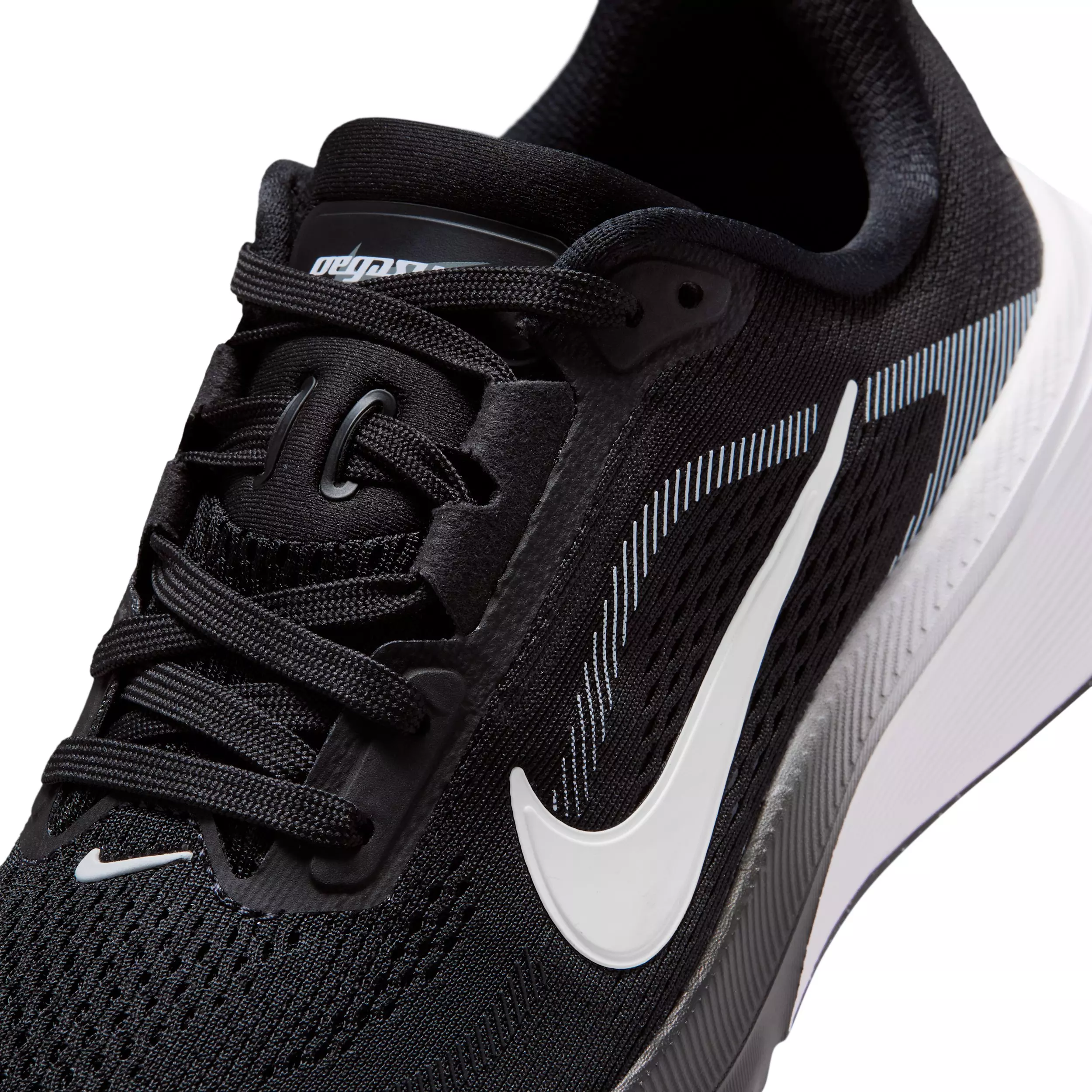 Nike Pegasus 42 "Black/Photon Dust/White" Grade School Boys' Running Shoe - BLACK/DUST/WHITE