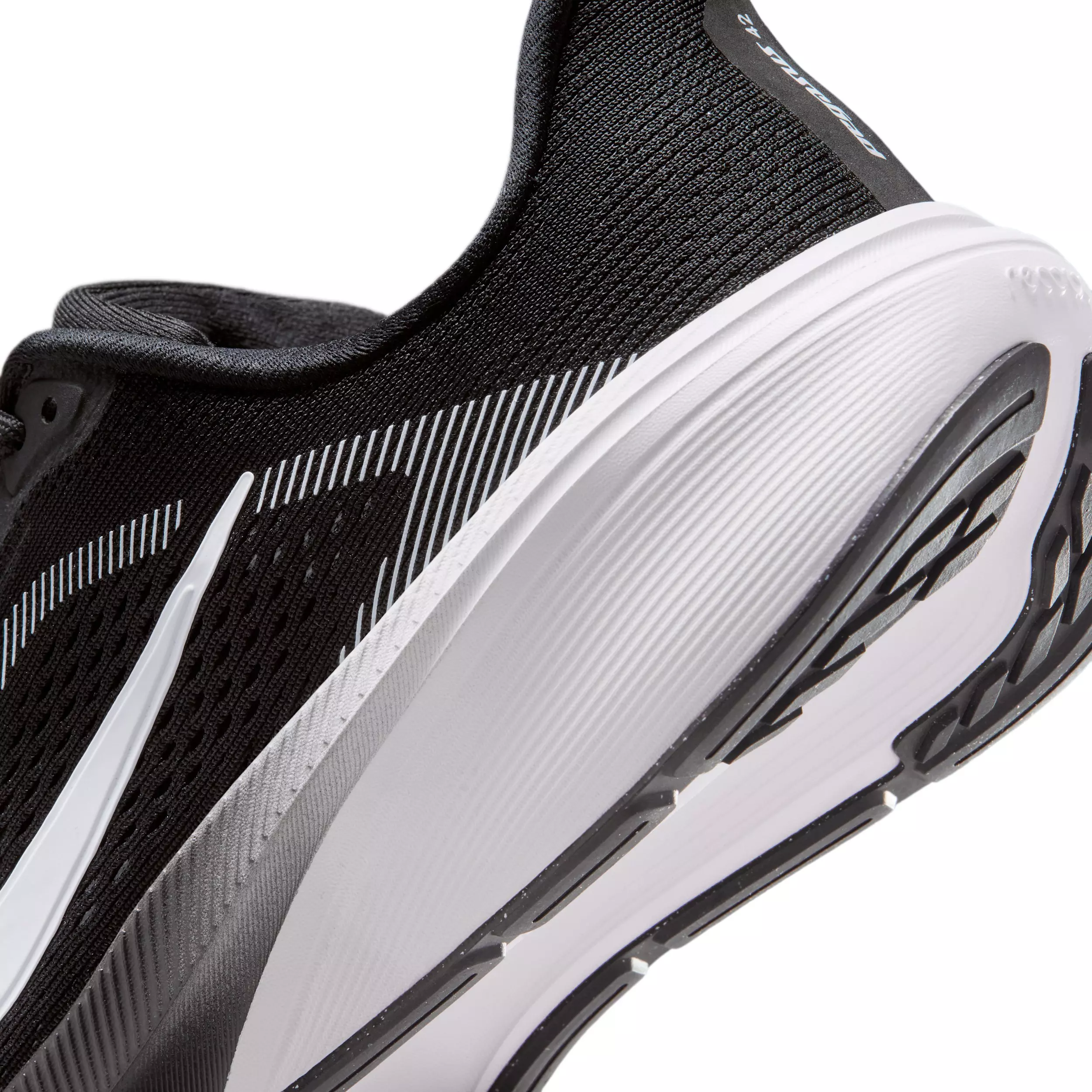 Nike Pegasus 42 "Black/Photon Dust/White" Grade School Boys' Running Shoe - BLACK/DUST/WHITE