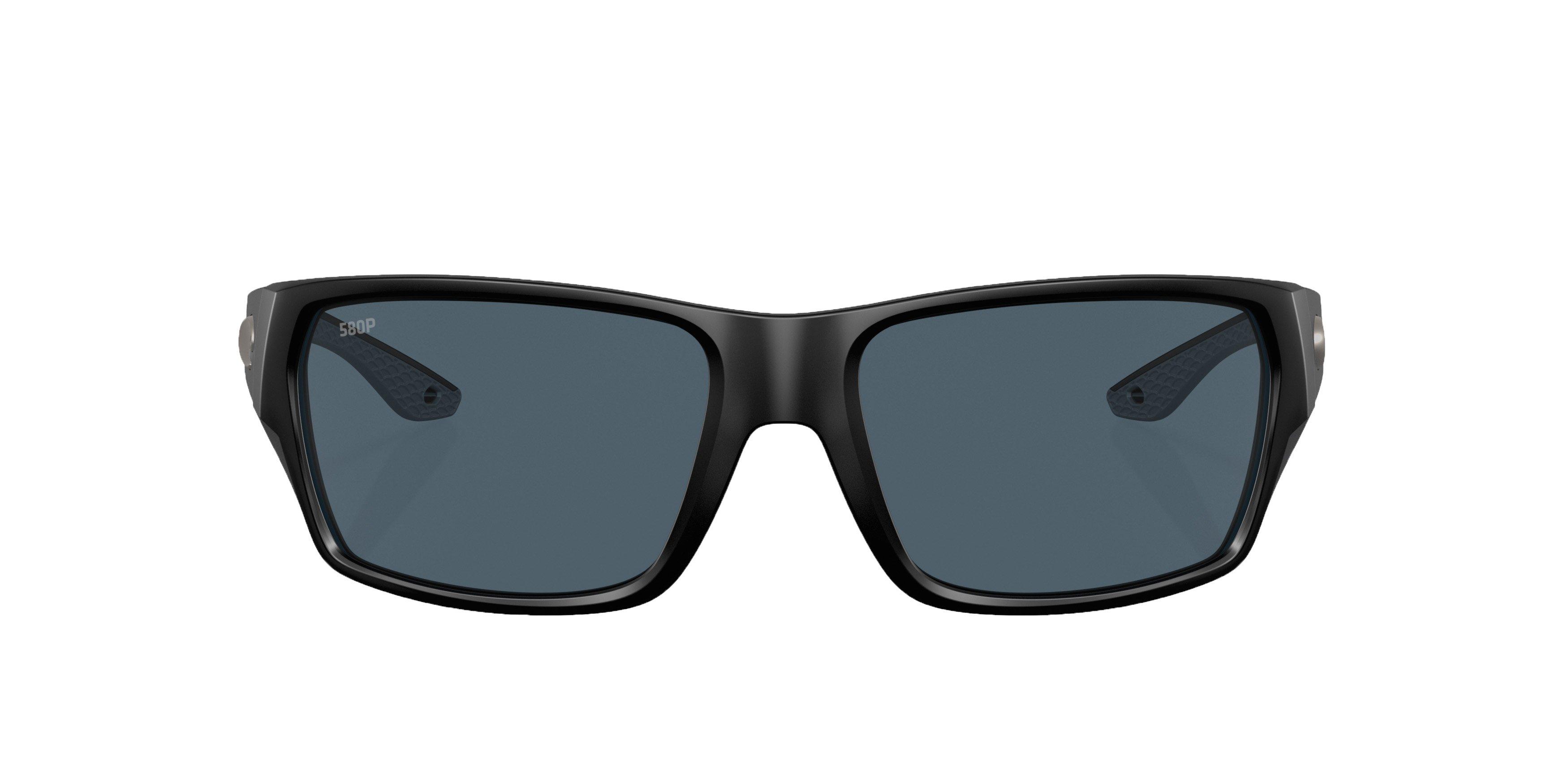 Costa Del Mar Tailfin S Black Polarized Polycarbonate Sunglasses - Matte Black - BLACK Thumbnail View 2