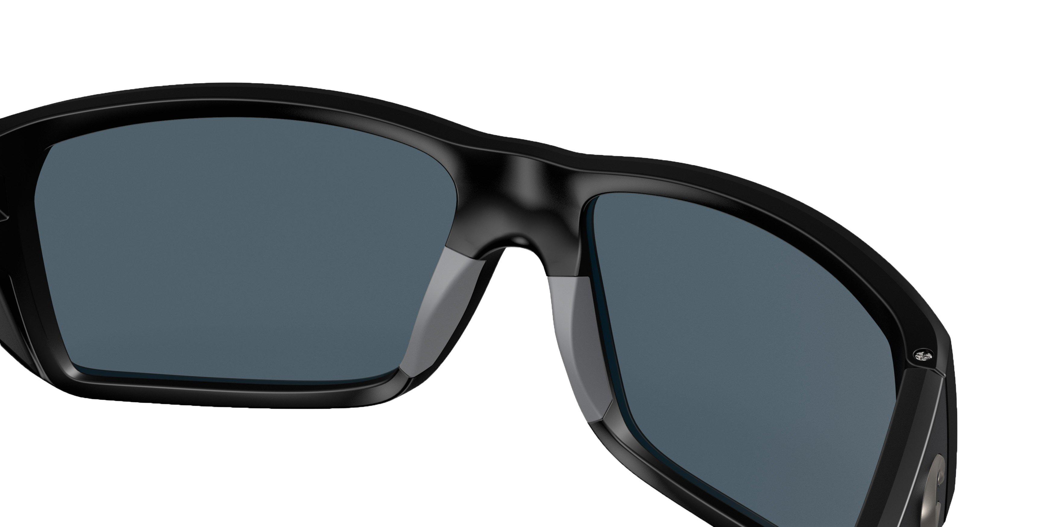 Costa Del Mar Tailfin S Black Polarized Polycarbonate Sunglasses - Matte Black - BLACK Thumbnail View 7
