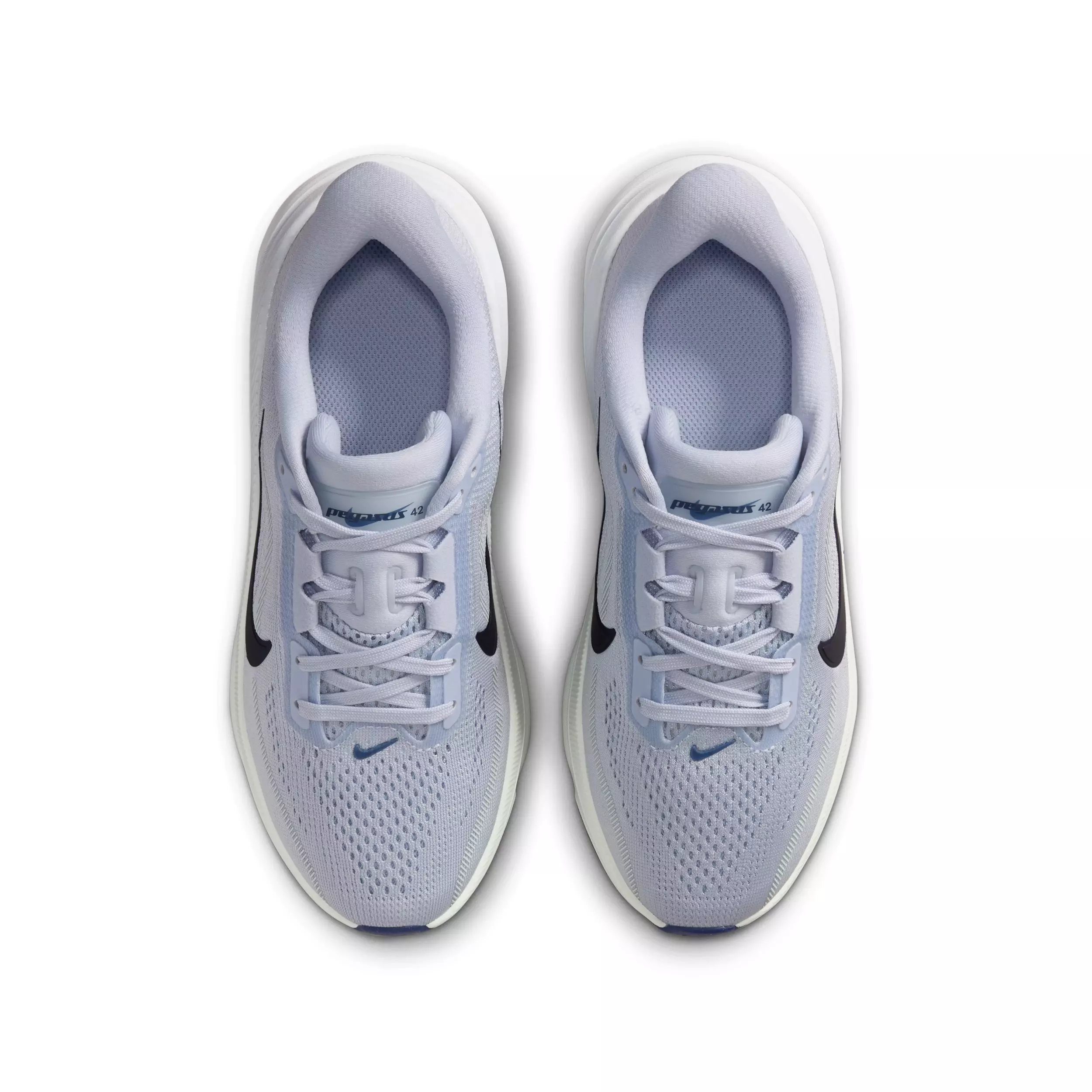 Nike Pegasus 42 "Football Grey/Football Grey/Barely Green/Blue Void" Grade School Boys' Running Shoe - GREY/GREY/GREEN/BLUE