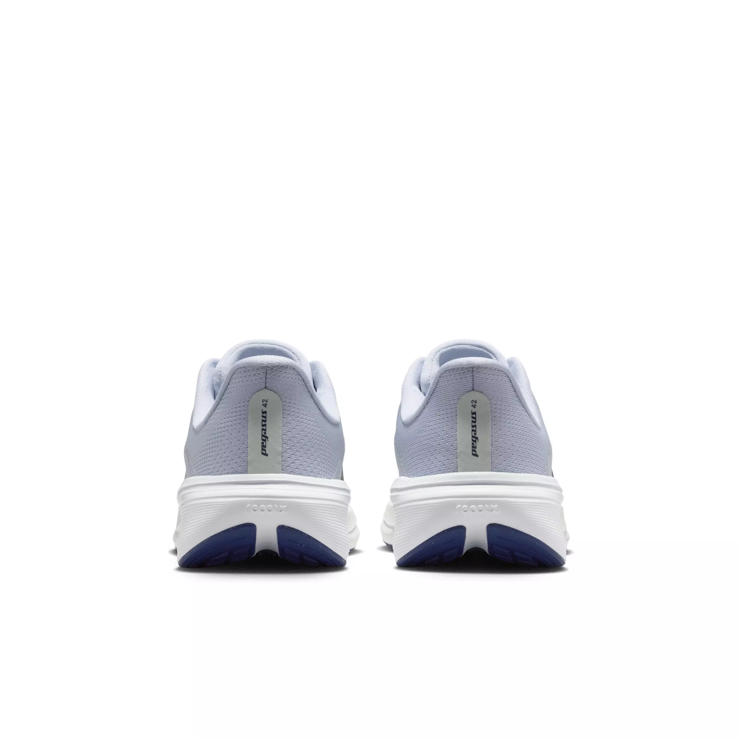 Nike Pegasus 42 "Football Grey/Football Grey/Barely Green/Blue Void" Grade School Boys' Running Shoe - GREY/GREY/GREEN/BLUE