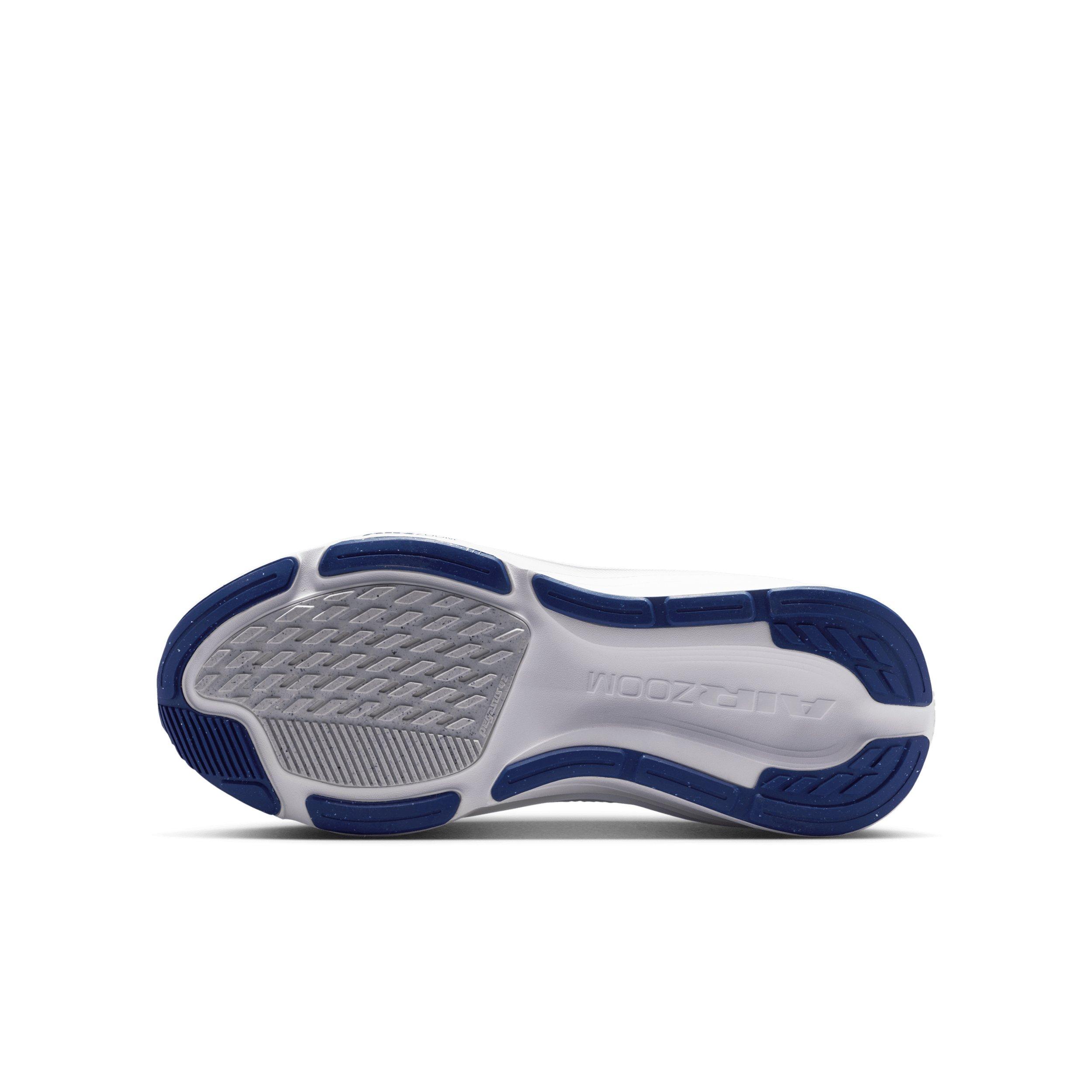 Nike Pegasus 42 "Football Grey/Football Grey/Barely Green/Blue Void" Grade School Boys' Running Shoe - GREY/GREY/GREEN/BLUE Thumbnail View 6