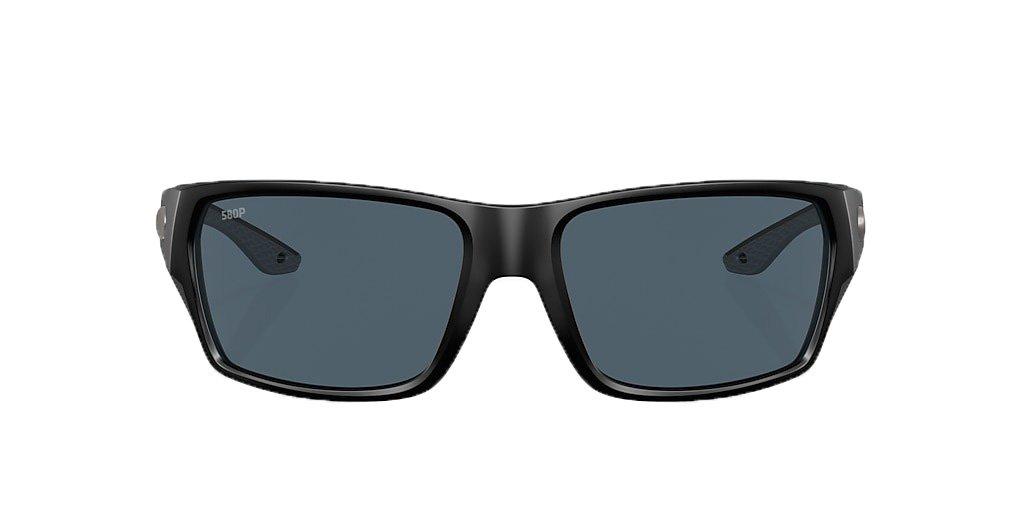 Costa Del Mar Tailfin M Grey Polarized Polycarbonate Sunglasses - Matte Black - BLACK Thumbnail View 2