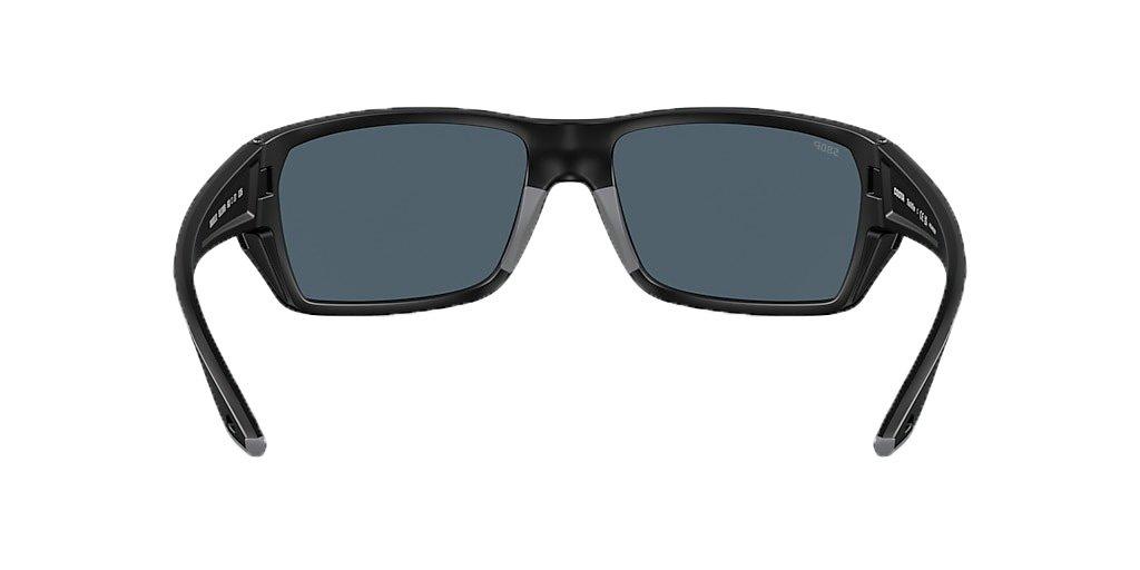 Costa Del Mar Tailfin M Grey Polarized Polycarbonate Sunglasses - Matte Black - BLACK Thumbnail View 3