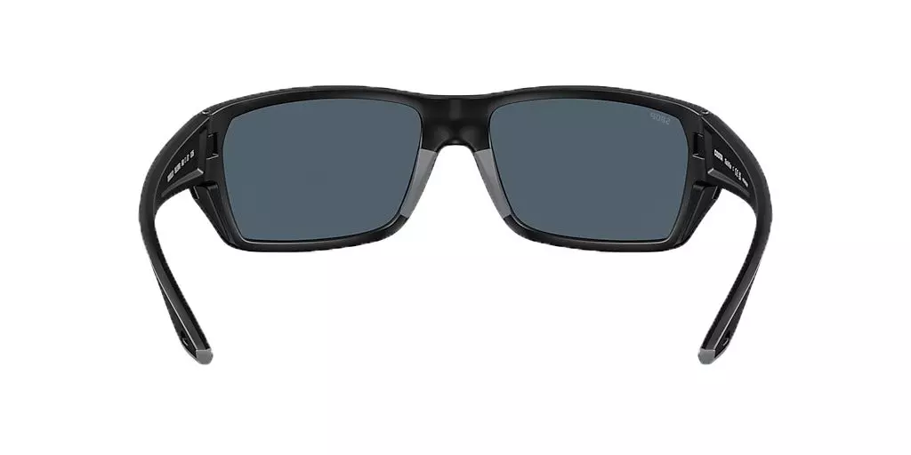 Costa Del Mar Tailfin M Grey Polarized Polycarbonate Sunglasses - Matte Black - BLACK