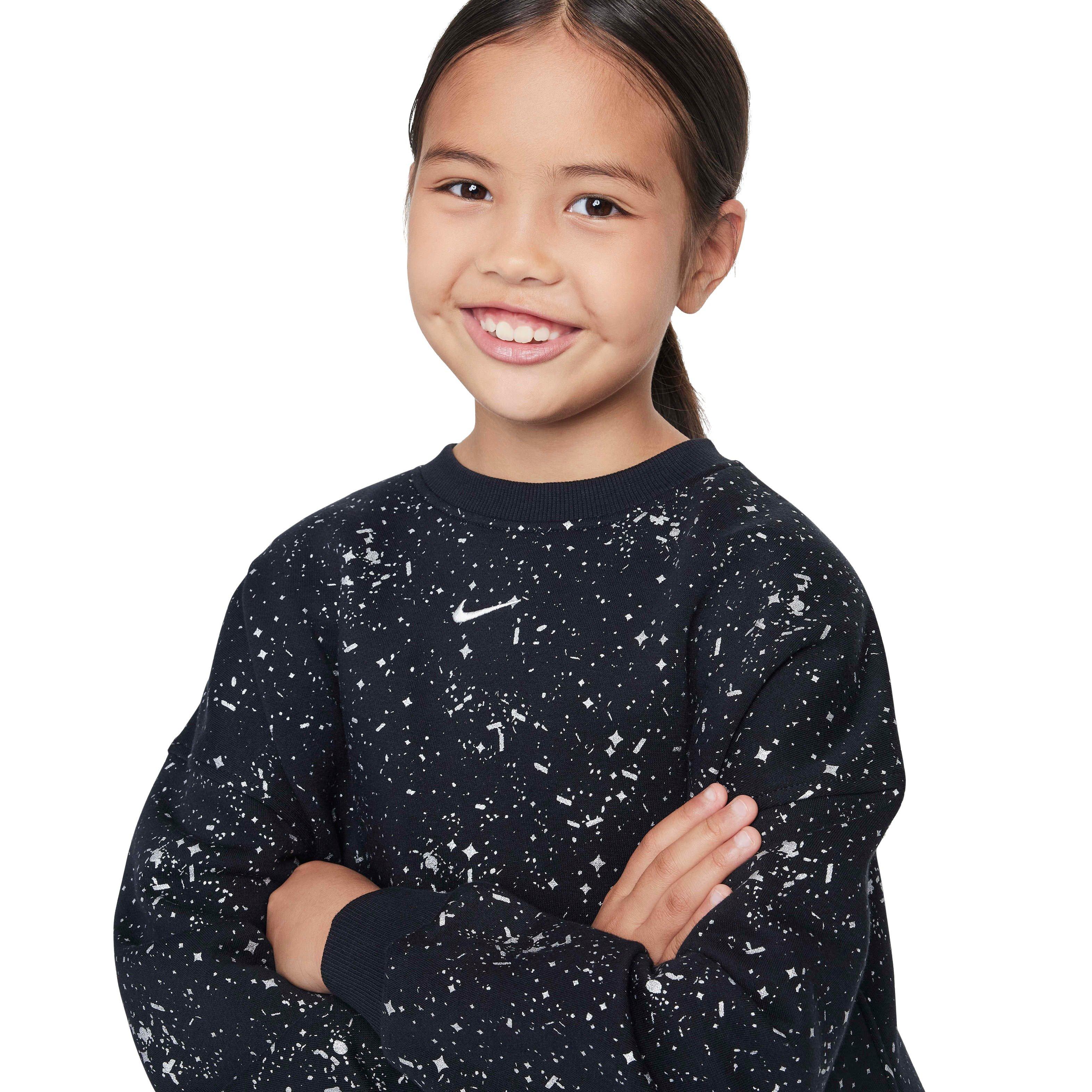 Nike Sportswear Club Fleece Crew-Neck Big Girls' Sweatshirt