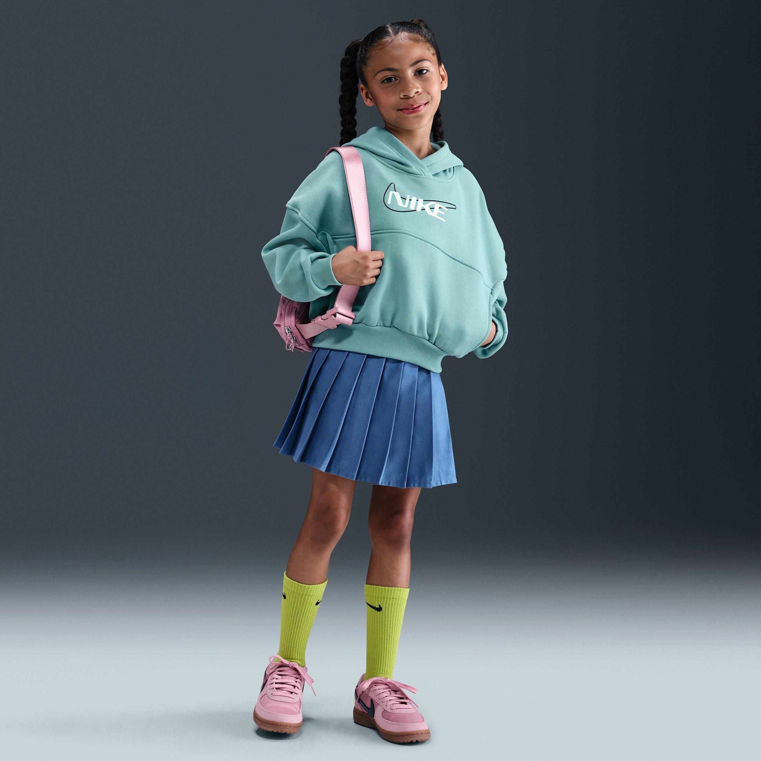 Nike Sportswear Club Fleece Big Girls' Green Oversized Hoodie