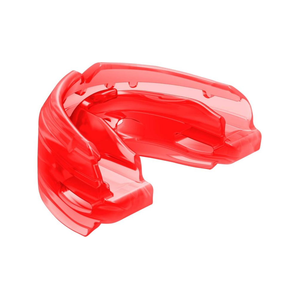 Shock Doctor Bid Kids' Double Braces Strapless Mouthguard - Red - RED