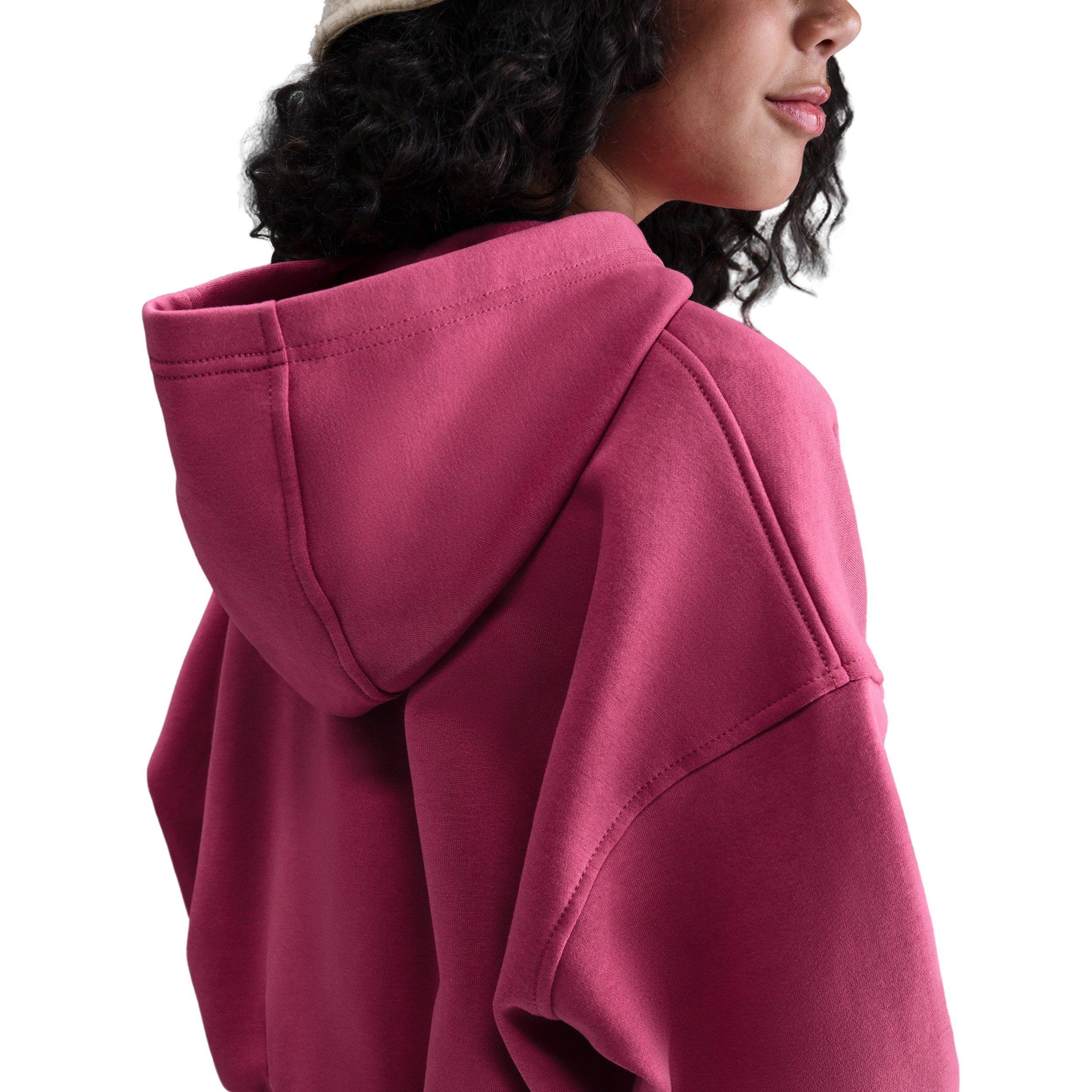 Nike Sportswear Club Fleece Big Girls' Purple Oversized Hoodie