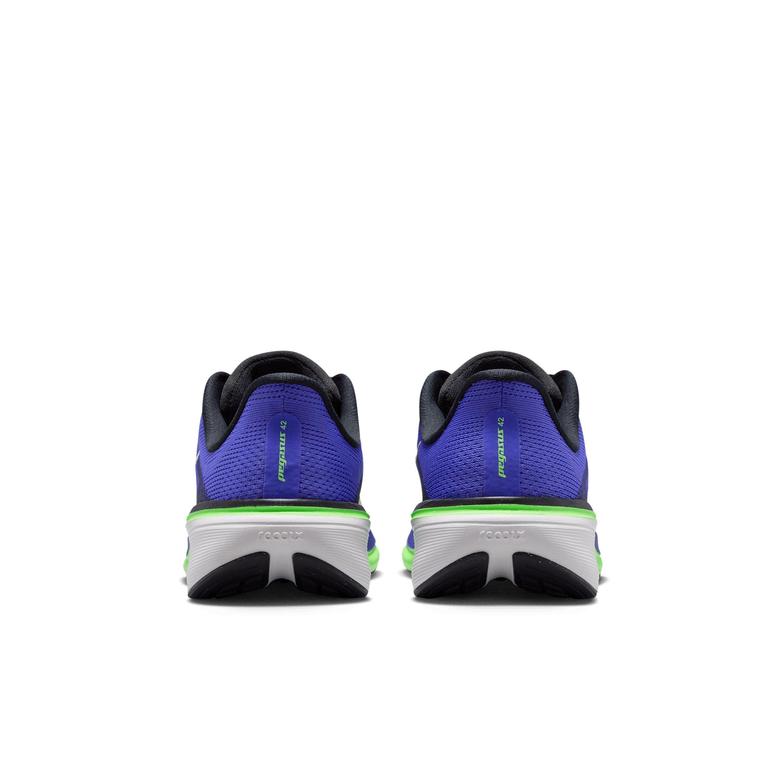 Nike Pegasus 42 "Sapphire/Lapis/Lime Blast/Black" Grade School Boys' Running Shoe - SAPPHIRE/LAPIS/LIME/BLACK Thumbnail View 5