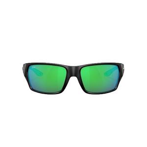 Costa Del Mar Tailfin M Green Mirror Polarized Polycarbonate Sunglasses - Matte Black