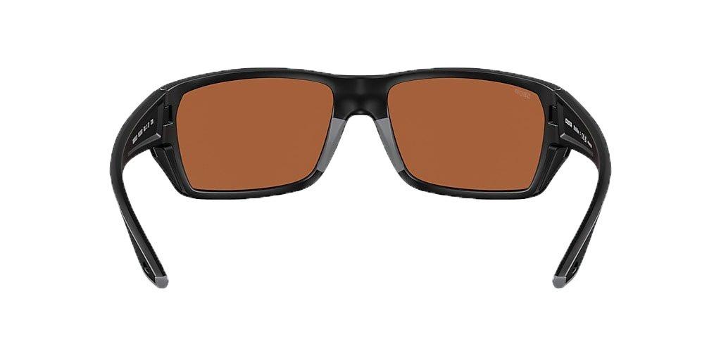Costa Del Mar Tailfin M Green Mirror Polarized Polycarbonate Sunglasses - Matte Black - BLACK Thumbnail View 3