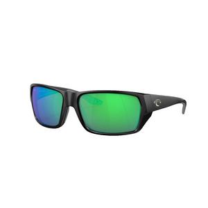 Costa Del Mar Tailfin M Green Mirror Polarized Polycarbonate Sunglasses - Matte Black