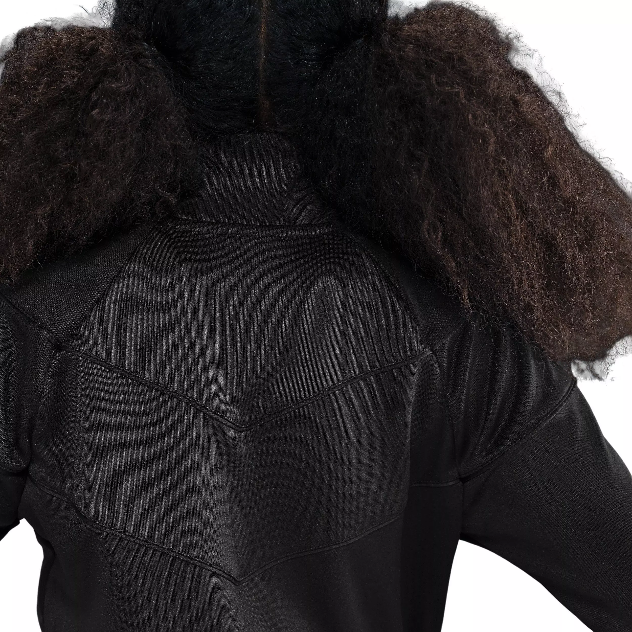 Nike Big Girls' Sportswear Knit Track Jacket - Black - BLACK